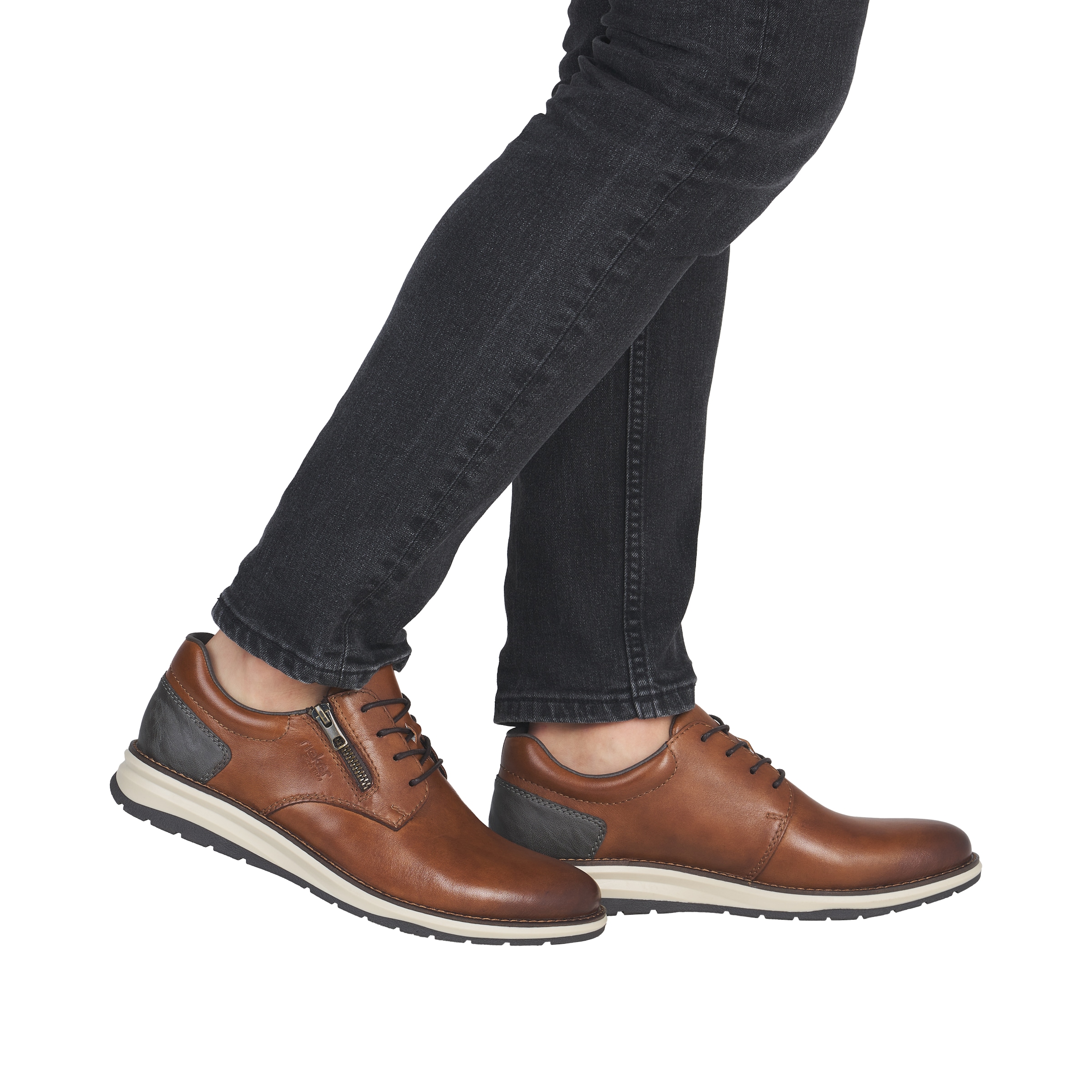 Rieker Schnürschuh  Festtagsschuh, Halbschuh, Business-Schnürer mit weicher Innensohle