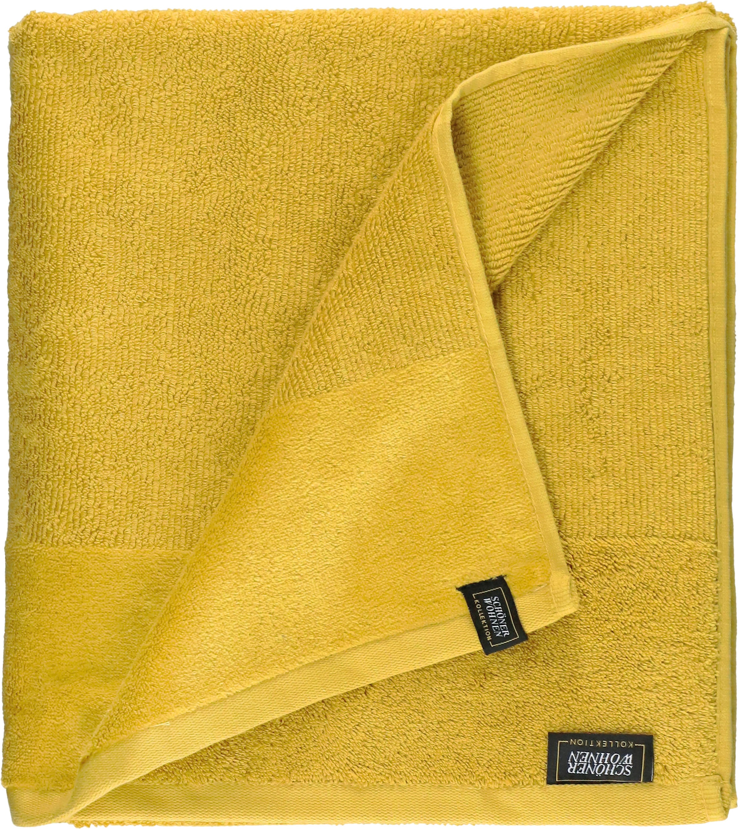 Image of SCHÖNER WOHNEN-Kollektion Badetuch "Sense" mit Velourborte, hautschmeichelnde Airtouch Qualität, super weich