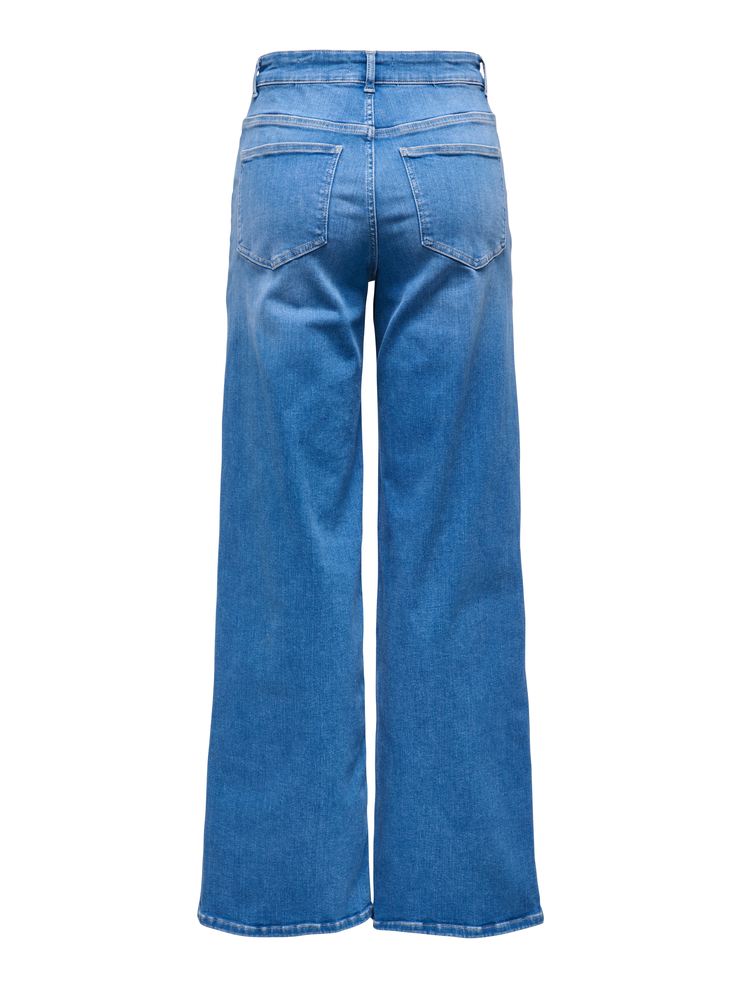 ONLY Jeans taille haute »ONLMADISON BLUSH HW WIDE DNM REA262 NOOS« hohe Leibhöhe, weites Bein, special bright blue denim