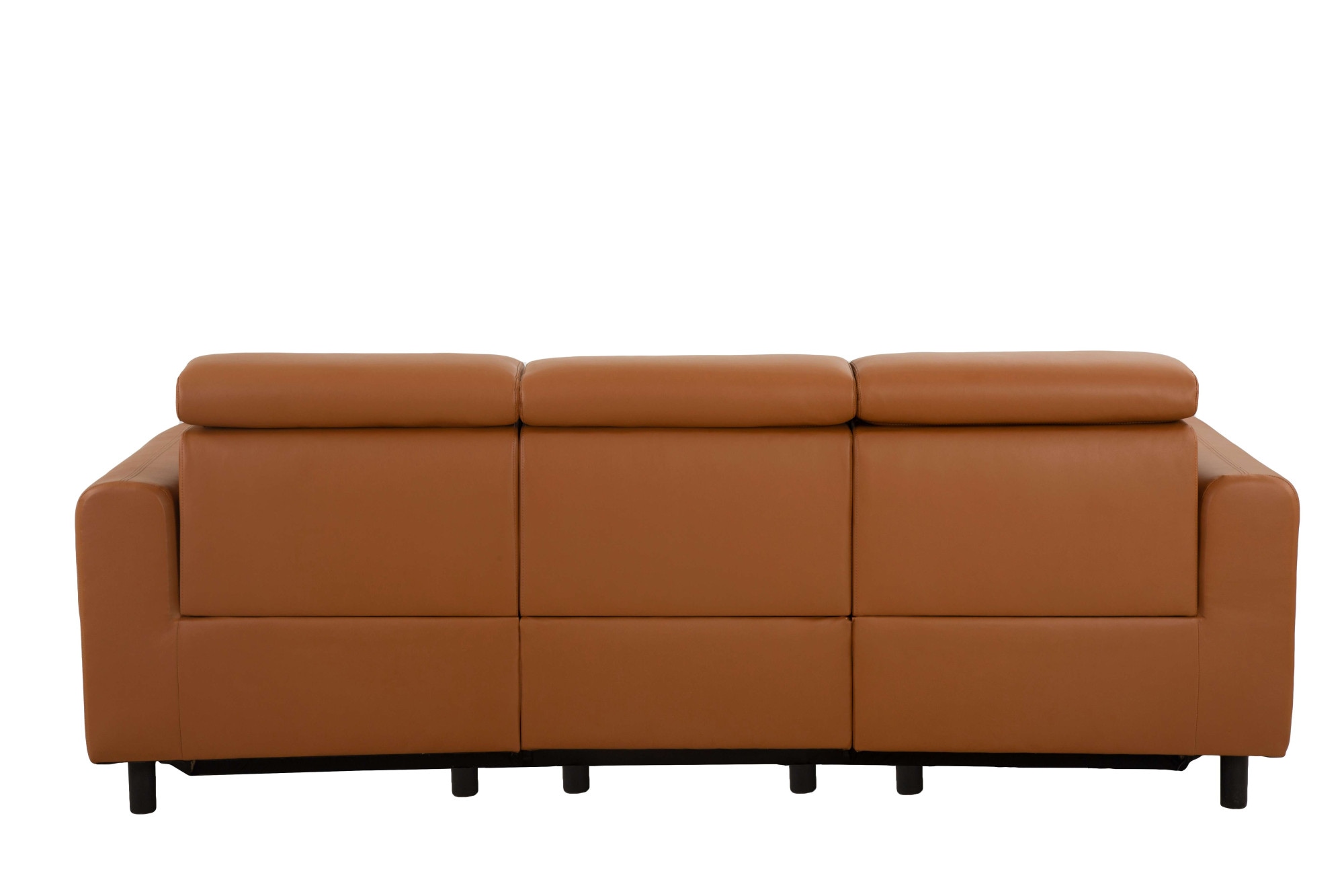 Home affaire 3-places »SKAANE Lederoptik, 229 cm, manuelle-u. elektrische Relaxfunktion« Relax-Funktion in 2 Sitzen, Kopfteilverstellung, Federkernpolsterung