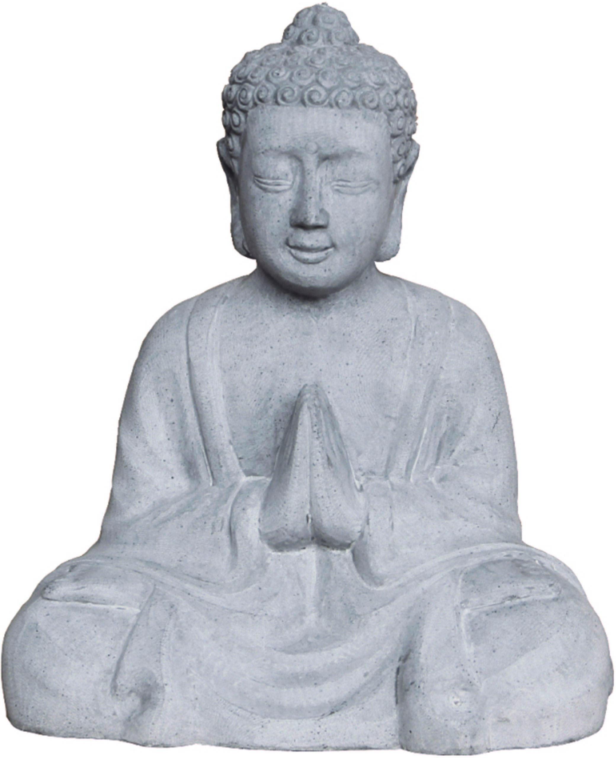 Image of GILDE Buddhafigur »Buddha/sitzend Bigio, Höhe 50 cm«, (1 St.), Beton-Optik, handgefertigt, In- und Outdoor geeignet, Wohnzimmer bei Ackermann Versand Schweiz