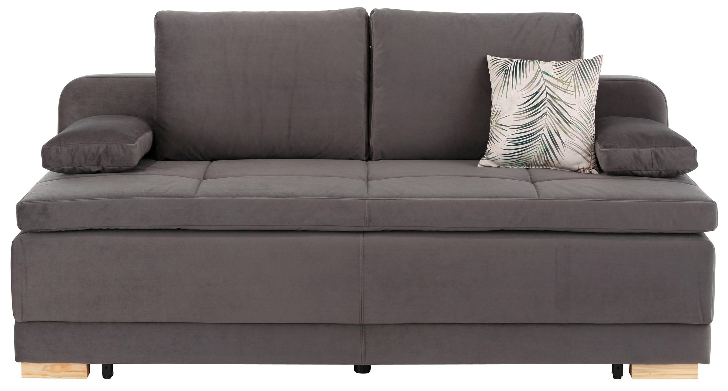 Image of Home affaire Schlafsofa »Berlin by night«, mit Boxspringfederung, incl. loser Kissen und Bettkasten bei Ackermann Versand Schweiz