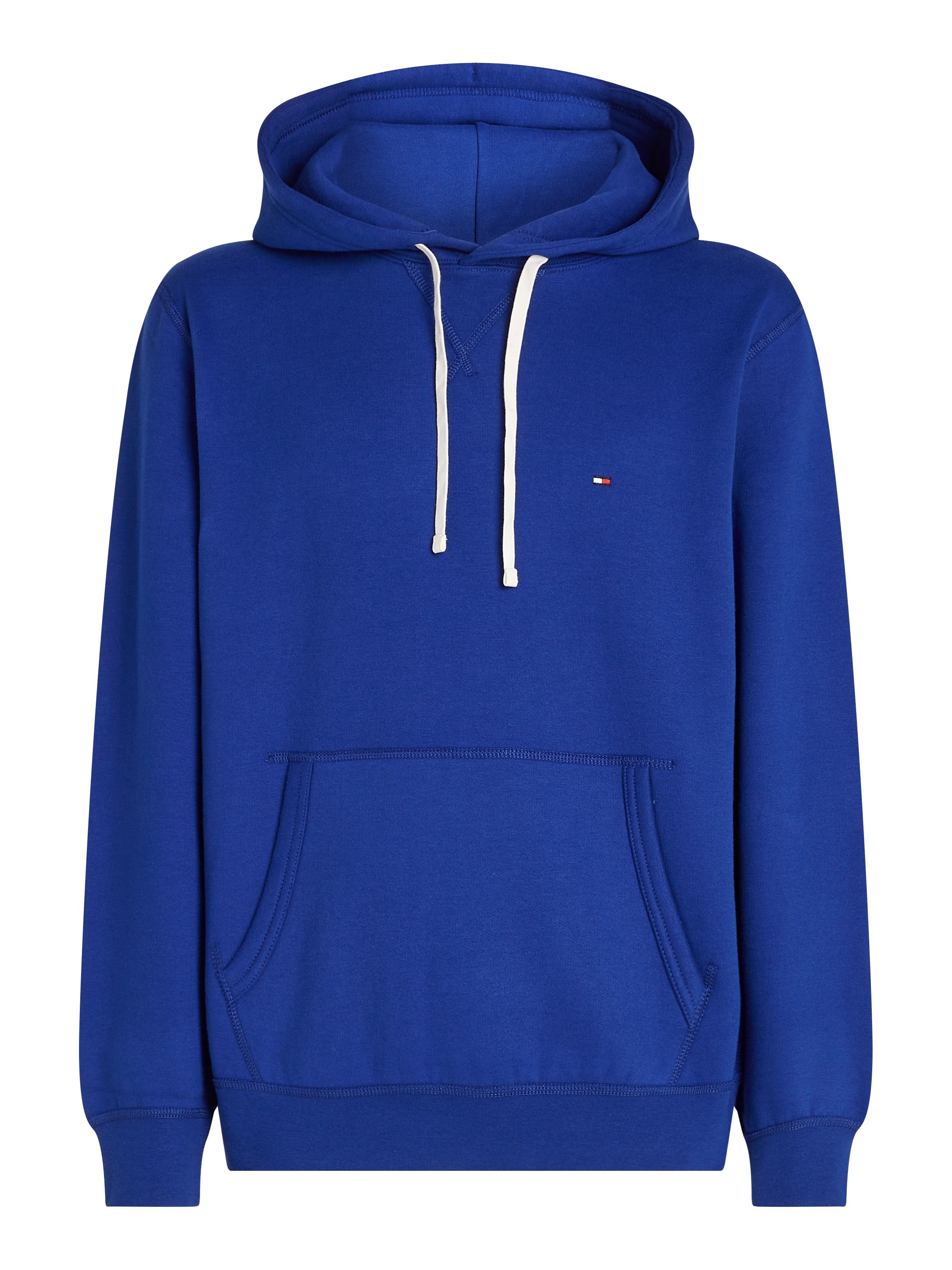 Tommy Hilfiger Hoodie »ESS SEASONAL FLEECE HOODY mit Kapuze und Kängurutasche«, unifarben, casual, regular fit, Baumwollmix, Kapuze
