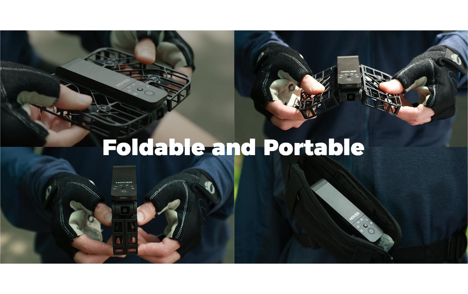 Drohne »HOVERAir HoverAir X1 Combo RTF (C0)«, Bedienung: App, Frequenzbereich: 2.4/5.8 GHz