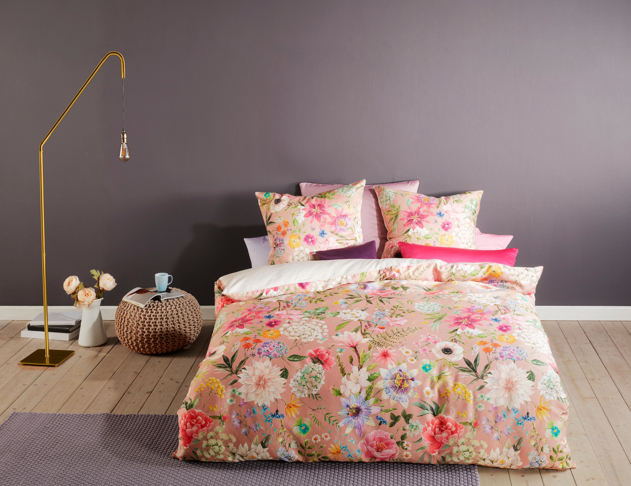 fleuresse Wendebettwäsche »Bed Art S 4342-4, Mako-Satin«, mit hochwertigem Digitaldruck