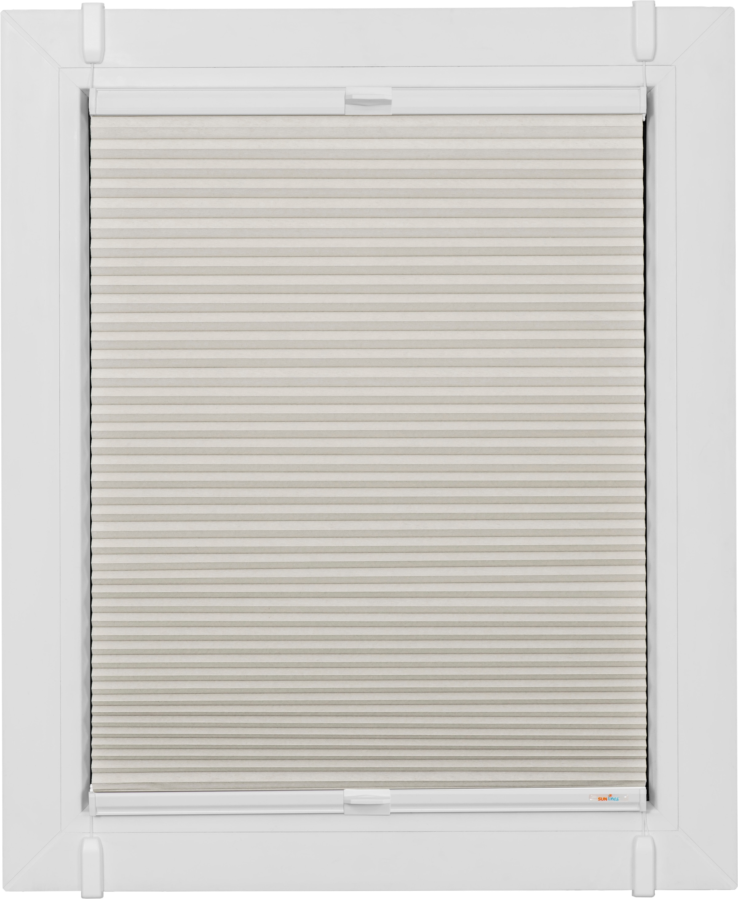 sunlines Plissé en nid d'abeille »One Size Style Honeycomb TL« Opaque Aucun perçage requis sous tension accessoire couleur blanc, à clipser
