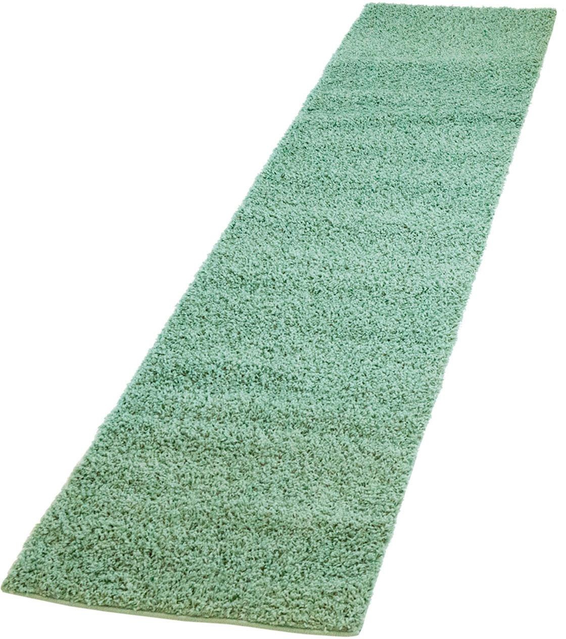 Image of Carpet City Hochflor-Läufer »Pastell Shaggy300«, rechteckig, 30 mm Höhe, Shaggy Hochflor Teppich, Uni Farben, Weich, ideal für Flur & Diele bei Ackermann Versand Schweiz