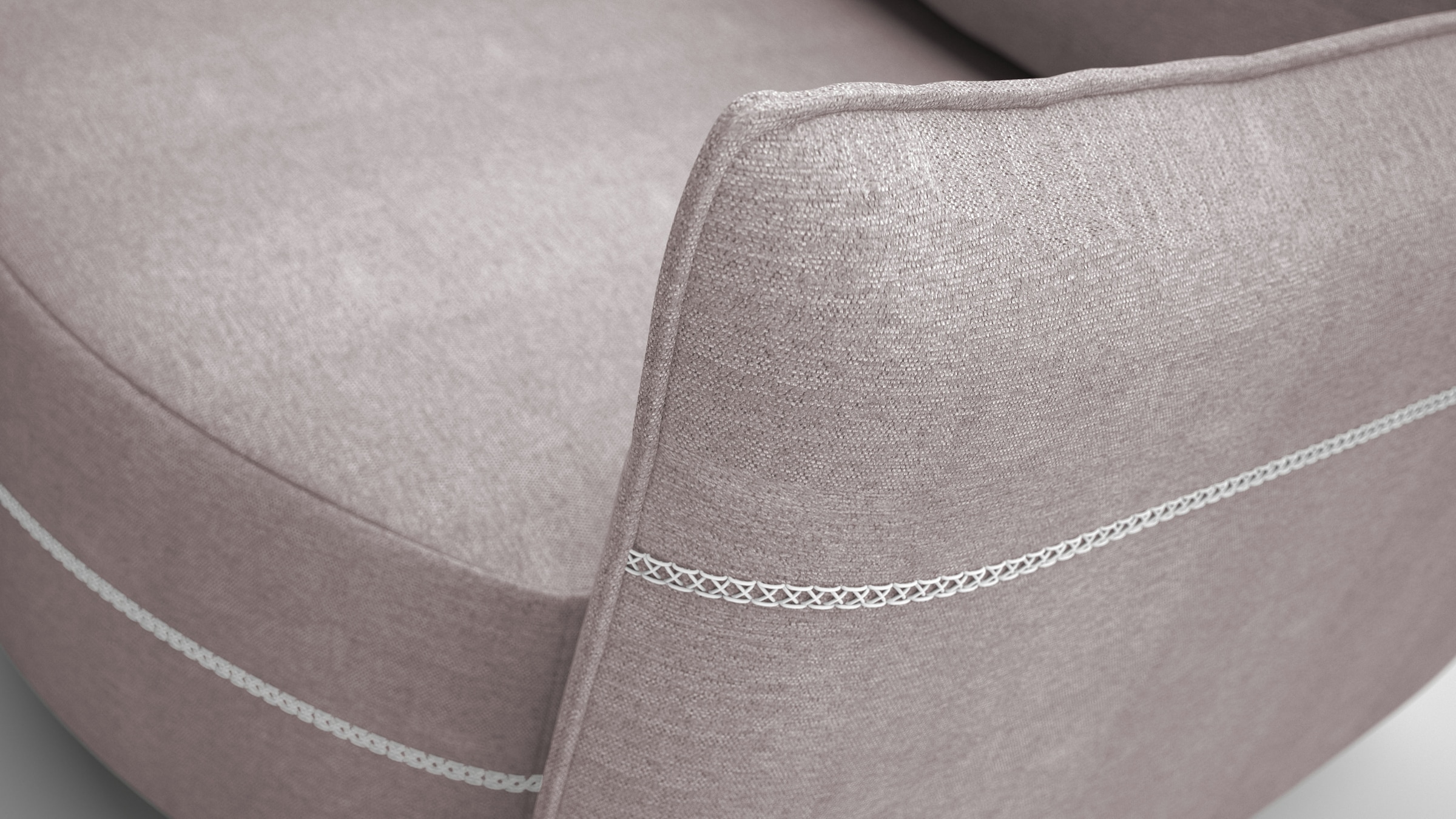 exxpo - sofa fashion Loungesofa »mit toller Kontrastnaht, Solitärmöbel, bequem, schmale Armlehne«, Schlafsofa mit Bettfunktion und Bettkasten, komfortabler Federkern