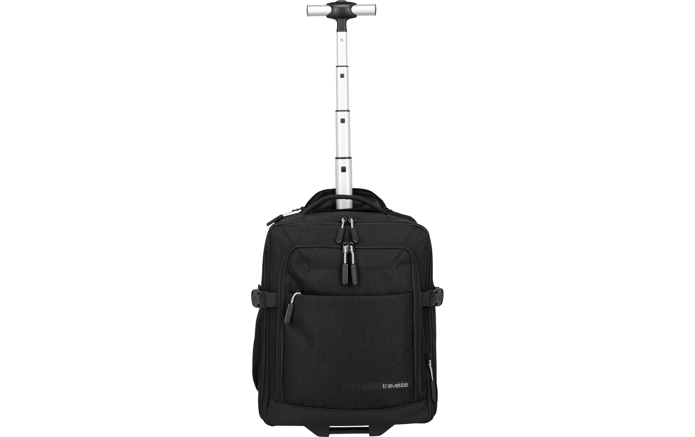 travelite Trolley »Kick Off Backpack 28 l« 28 l 2 Rollen Widerstandsfähige Materialien