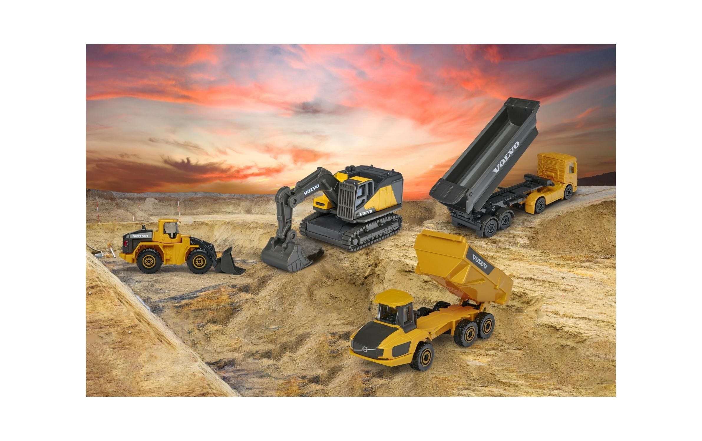 majORETTE Spielzeug-Baumaschine »Pieces Giftpack«