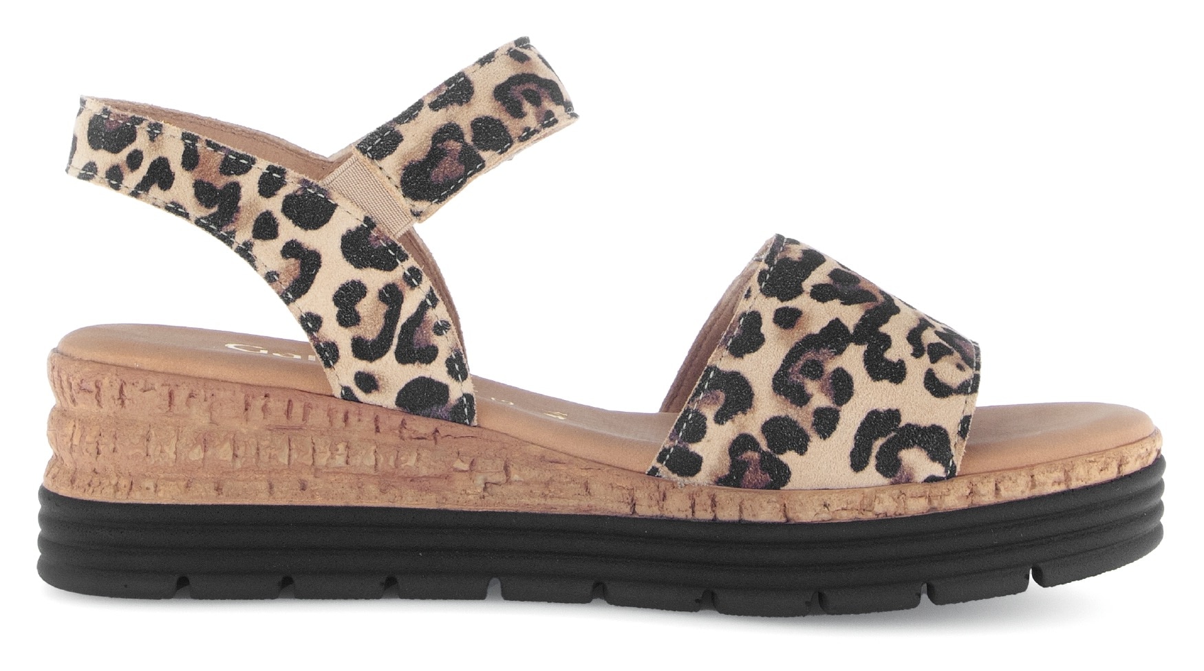 Gabor Sandales compensées »GENUA«  , Riemchensandale, Komfortschuh, Schmuckelement, G-Weite