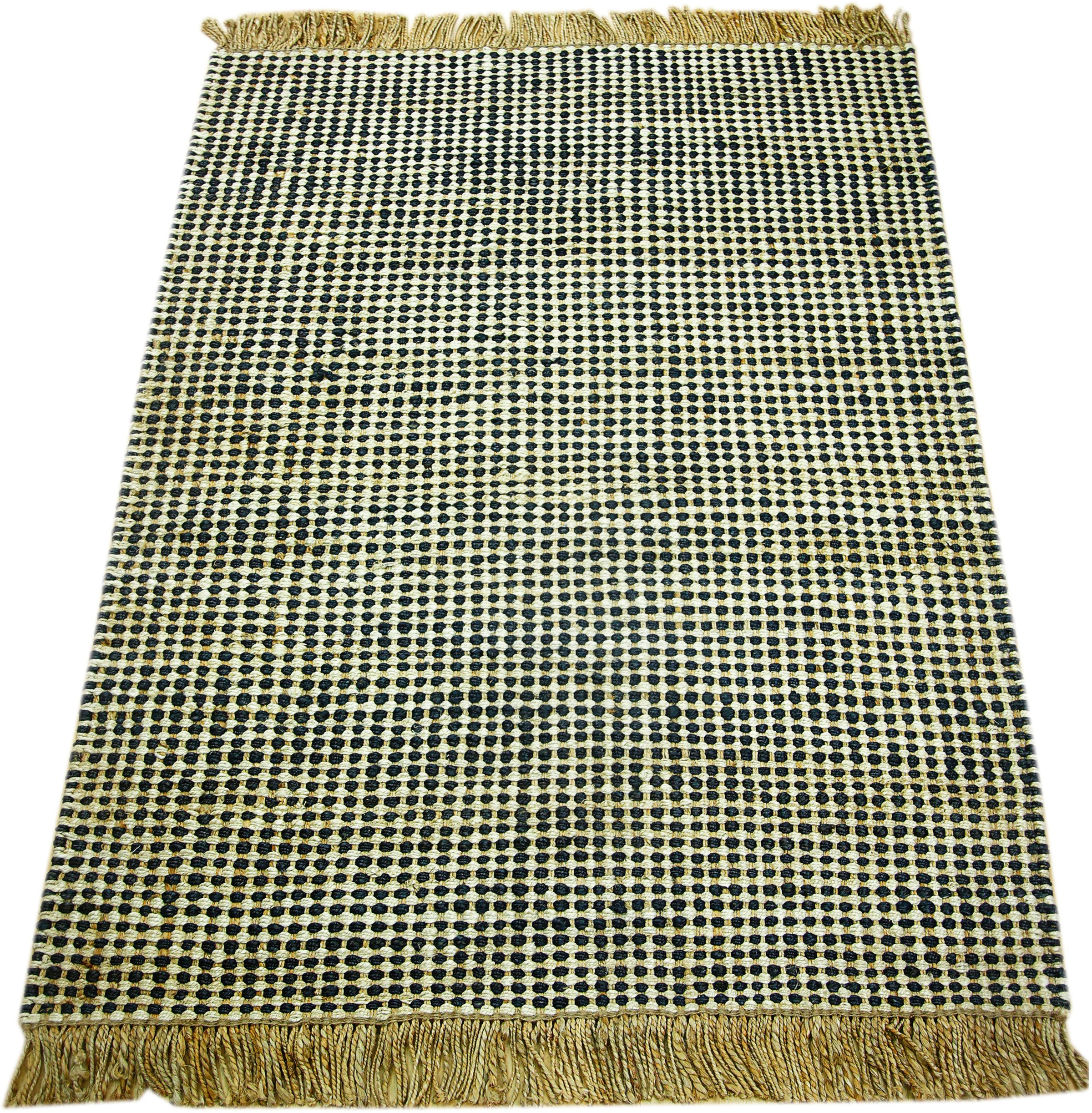 Image of DELAVITA Teppich »Almira«, rechteckig, 8 mm Höhe, 100% Jute Teppich, handgewebt, mit Fransen, ideal im Wohnzimmer & Esszimmer bei Ackermann Versand Schweiz