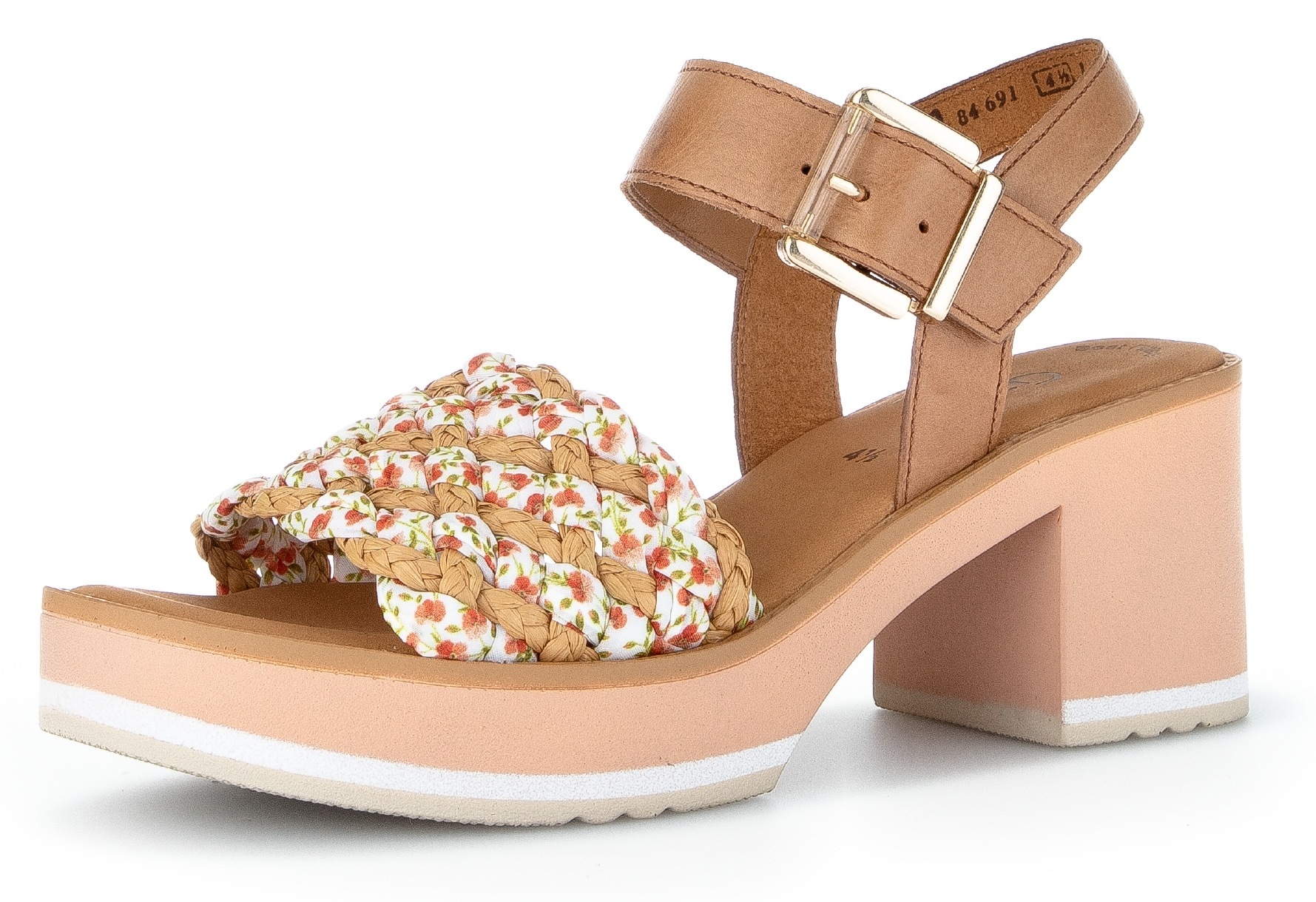 Image of Gabor Sandalette, mit Blüten und Flechtmuster bei Ackermann Versand Schweiz