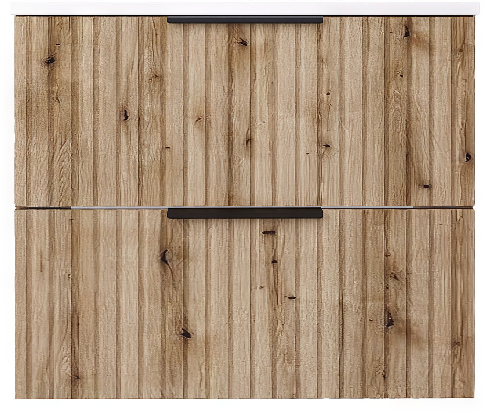 welltime Waschtisch »TIBU mit Waschbecken. 2 Schubladen. 2 Breiten (60/80cm) und 4 Farben« Badschrank mit Waschbecken, Softclose, Masse B/H/T: 61/53/47 cm