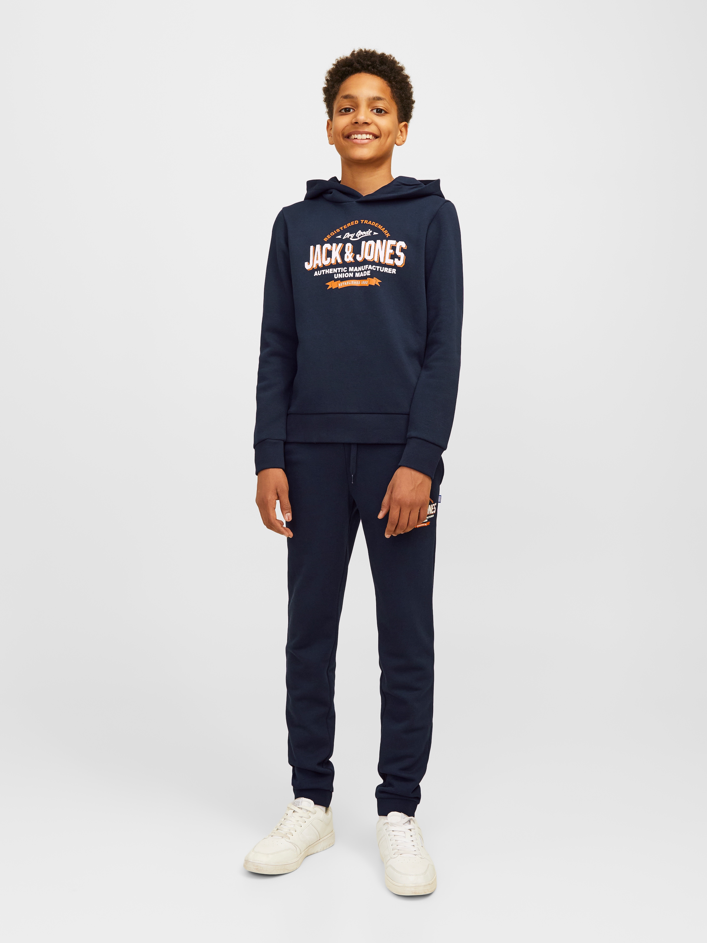 Jack & Jones Junior Kapuzensweatshirt »JJELOGO SWEAT HOOD 2 COL 24/25 NOOS JNR«