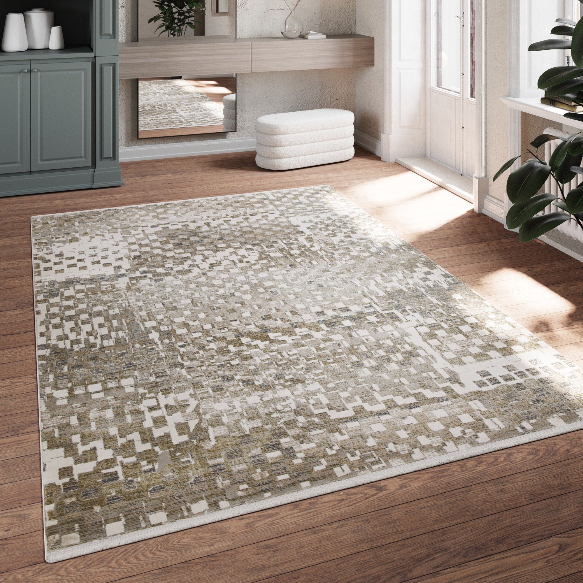 Image of Esprit Teppich "Jala" rechteckig 7 mm Höhe Kurzflorteppich, edel, gewebt, modern, geometrisch, weich, Wohnzimmer