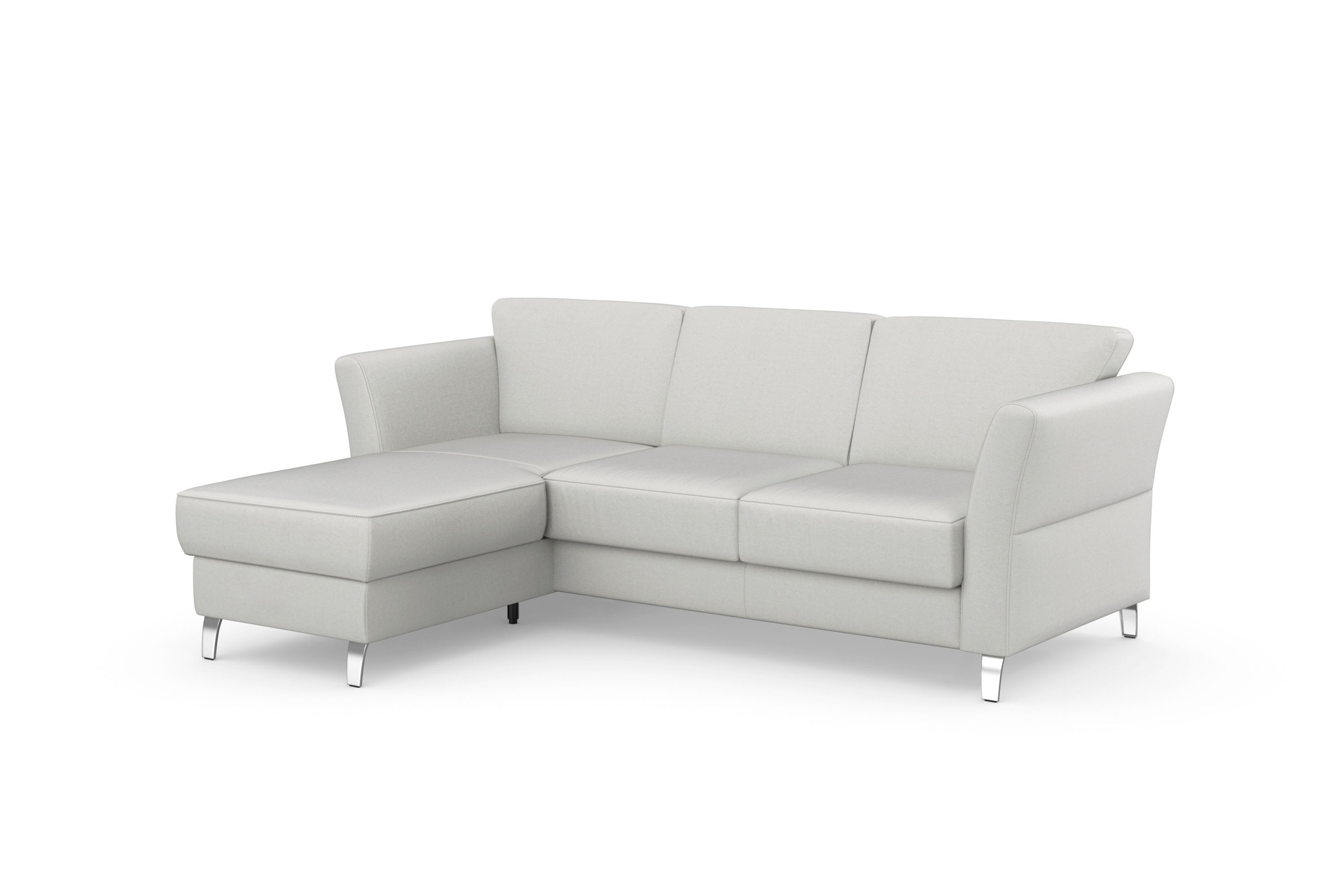 sit&more Ecksofa »Visby L-Form«, wahlweise mit Bettfunktion und Bettkasten, frei im Raum stellbar