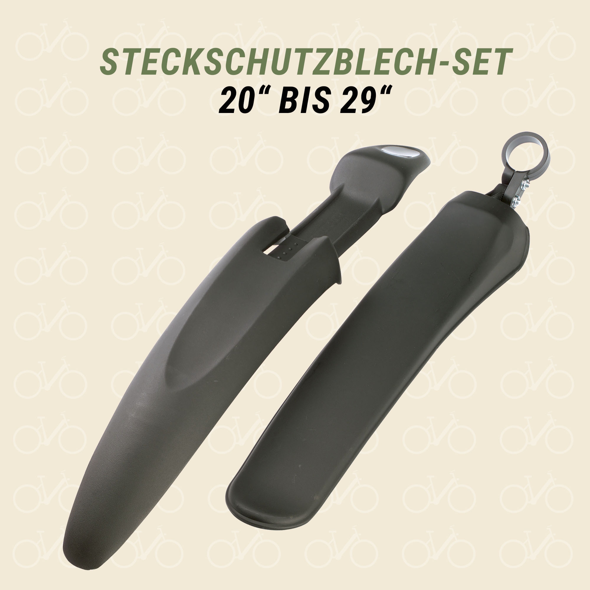 Prophete Tôle de protection »Steckschutzbleche 20"-29"«