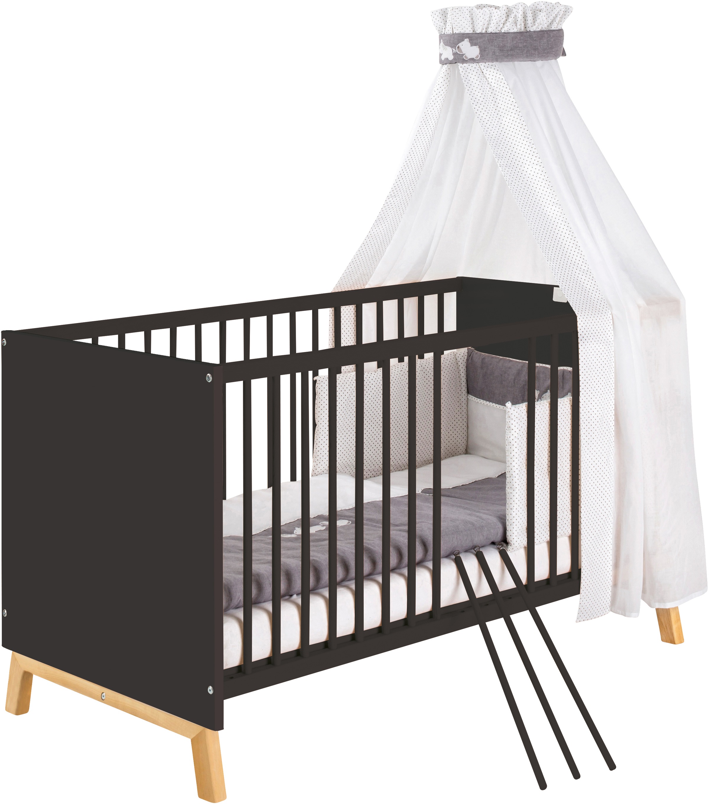 Image of Schardt Babybett »Sienna Black«, Made in Germany bei Ackermann Versand Schweiz