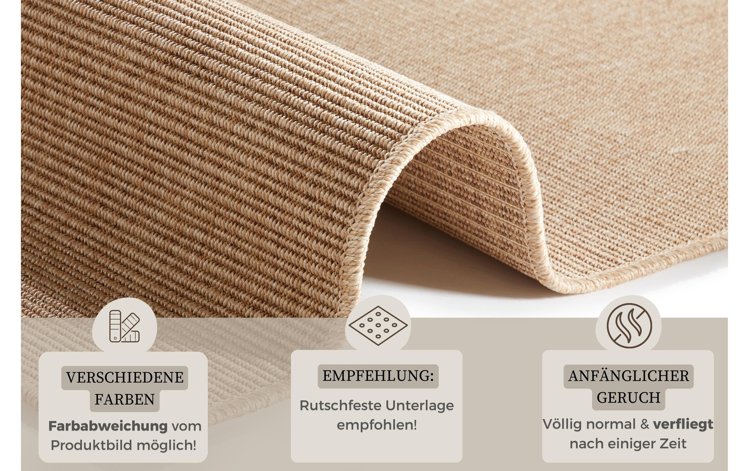 HANSE Home Teppich »Sisal 80 cm x 250 cm«