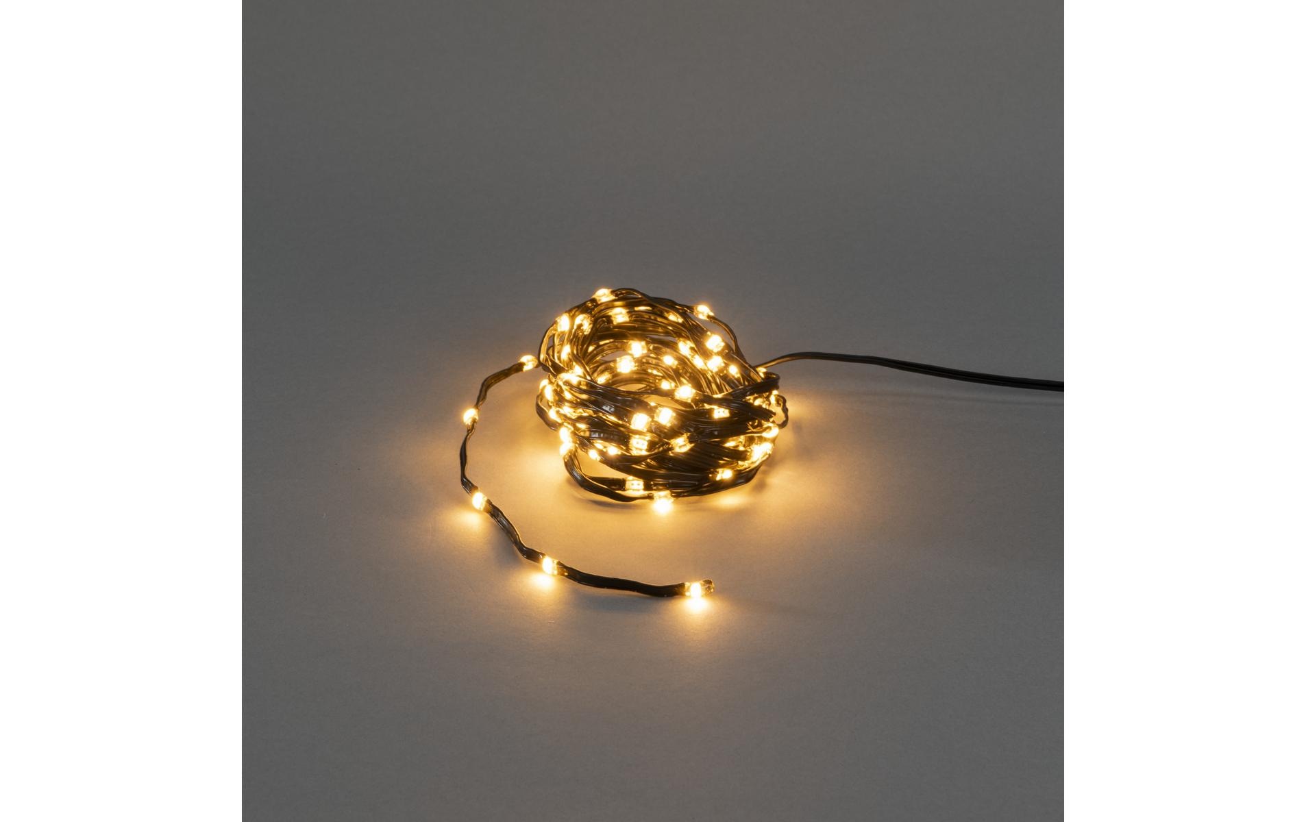 KONSTSMIDE LED-Lichterkette »Micro Shine 400 bernsteinfarbene LEDs, 15 W«