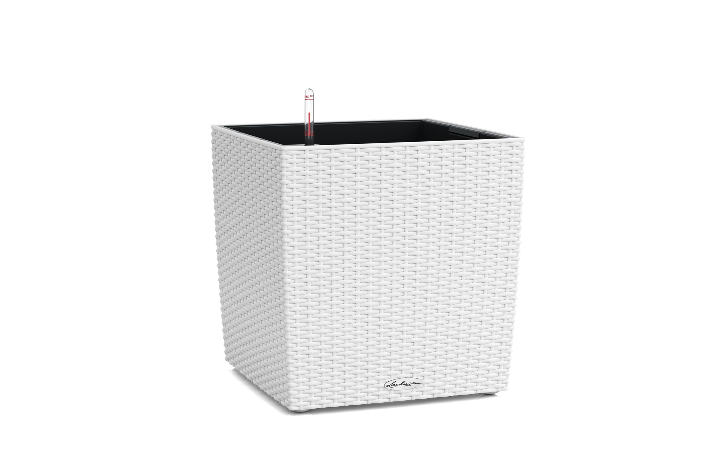 Image of Blumentopf "Lechuza Cube Cottage 50 Weiss"