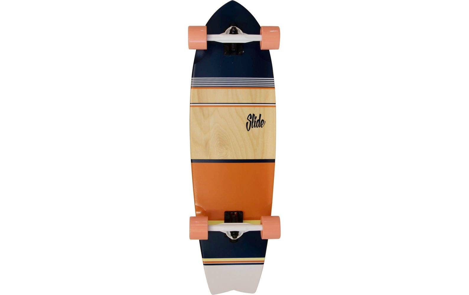   Planche à roulettes »Slide Cruiser Stripes orange 34«