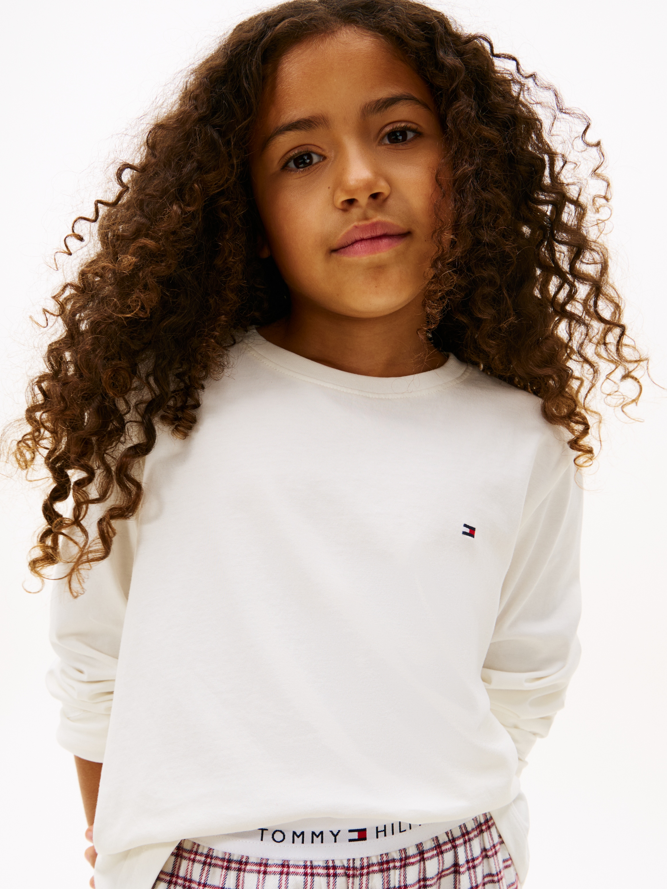 Tommy Hilfiger Underwear Schlafanzug »CUFFED PJAMA SET GIFTING« Bündchen an Bein, normale Passorm