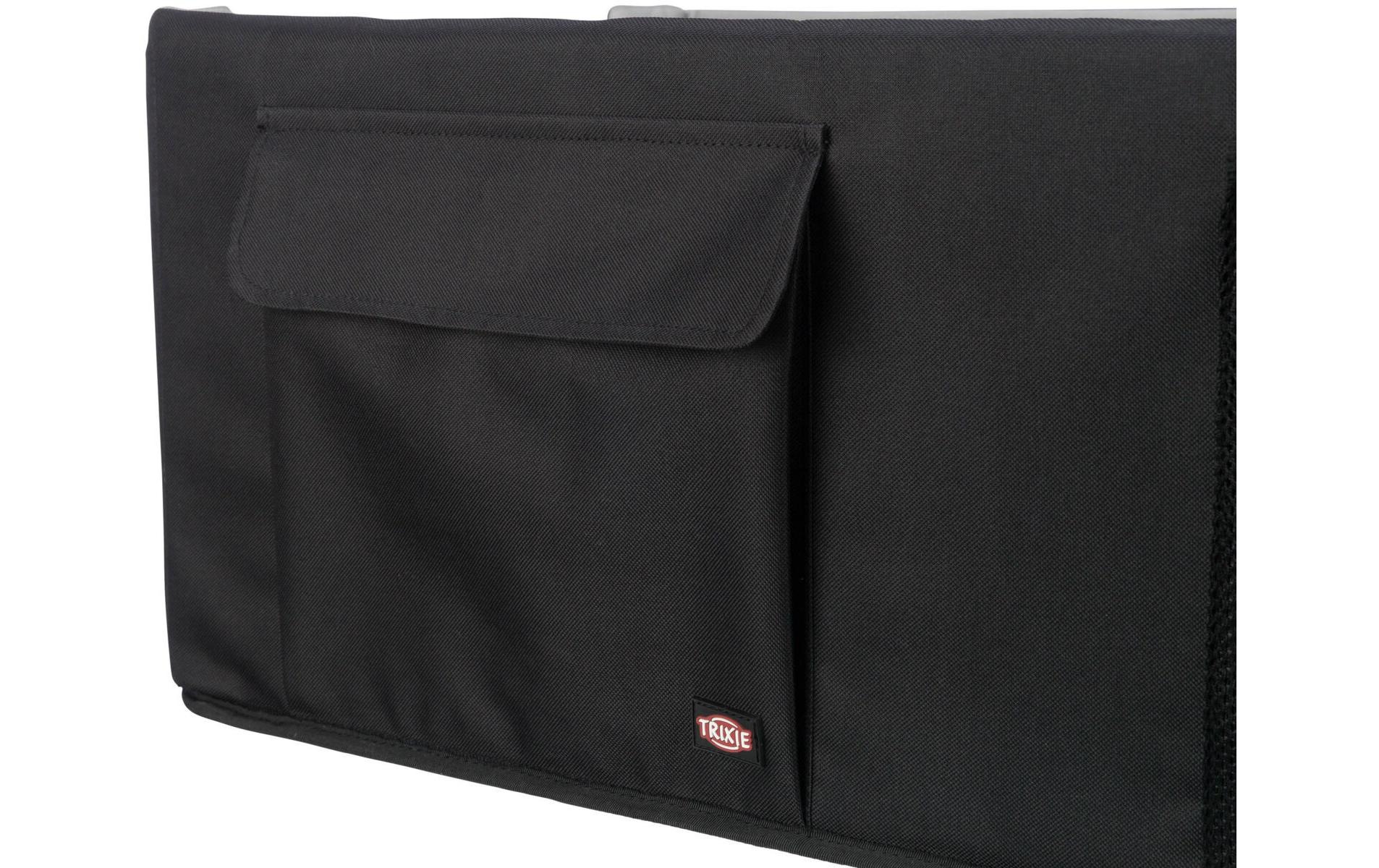 TRIXIE Hunde-Autositz »Doppelt, 80 × 28 × 39 cm, Schwarz/Grau«, Polyester
