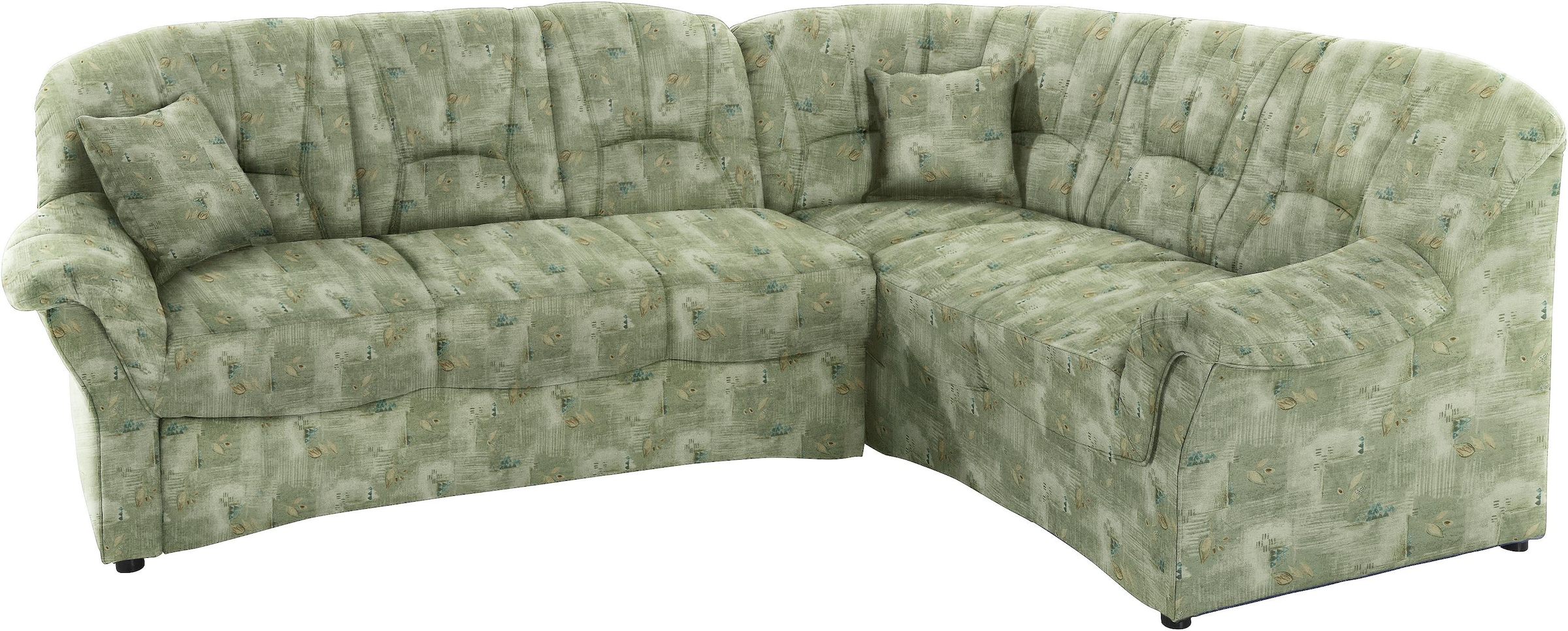 Image of DOMO collection Ecksofa "Bahia, zeitlos und elegant, bequeme Armlehnen, L-Form" Microfaser, natur
