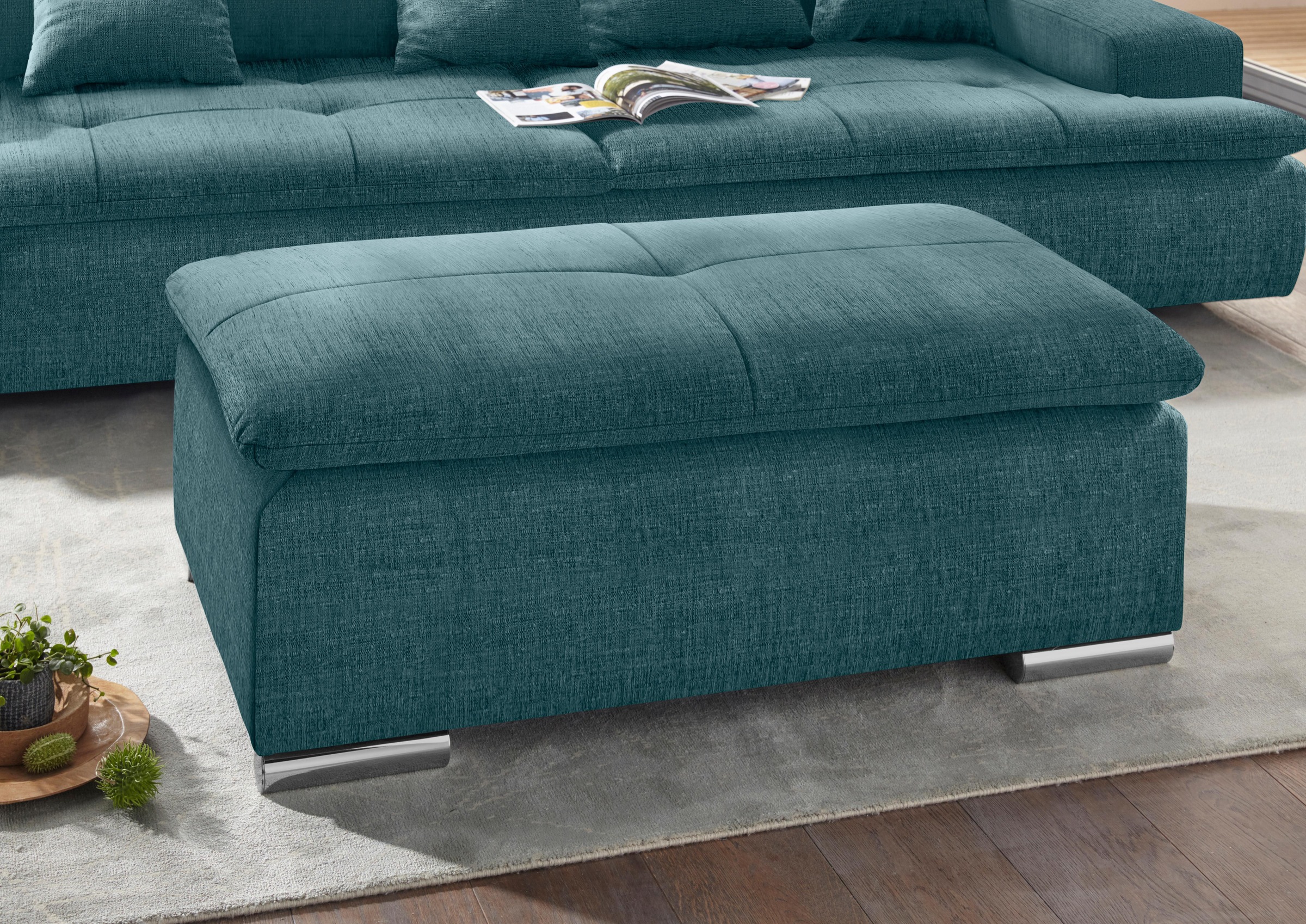 Image of Nova Via Hocker, wahlweise mit Kaltschaum (140kg Belastung/Sitz) und AquaClean-Stoff für leichte Reinigung mit Wasser bei Ackermann Versand Schweiz