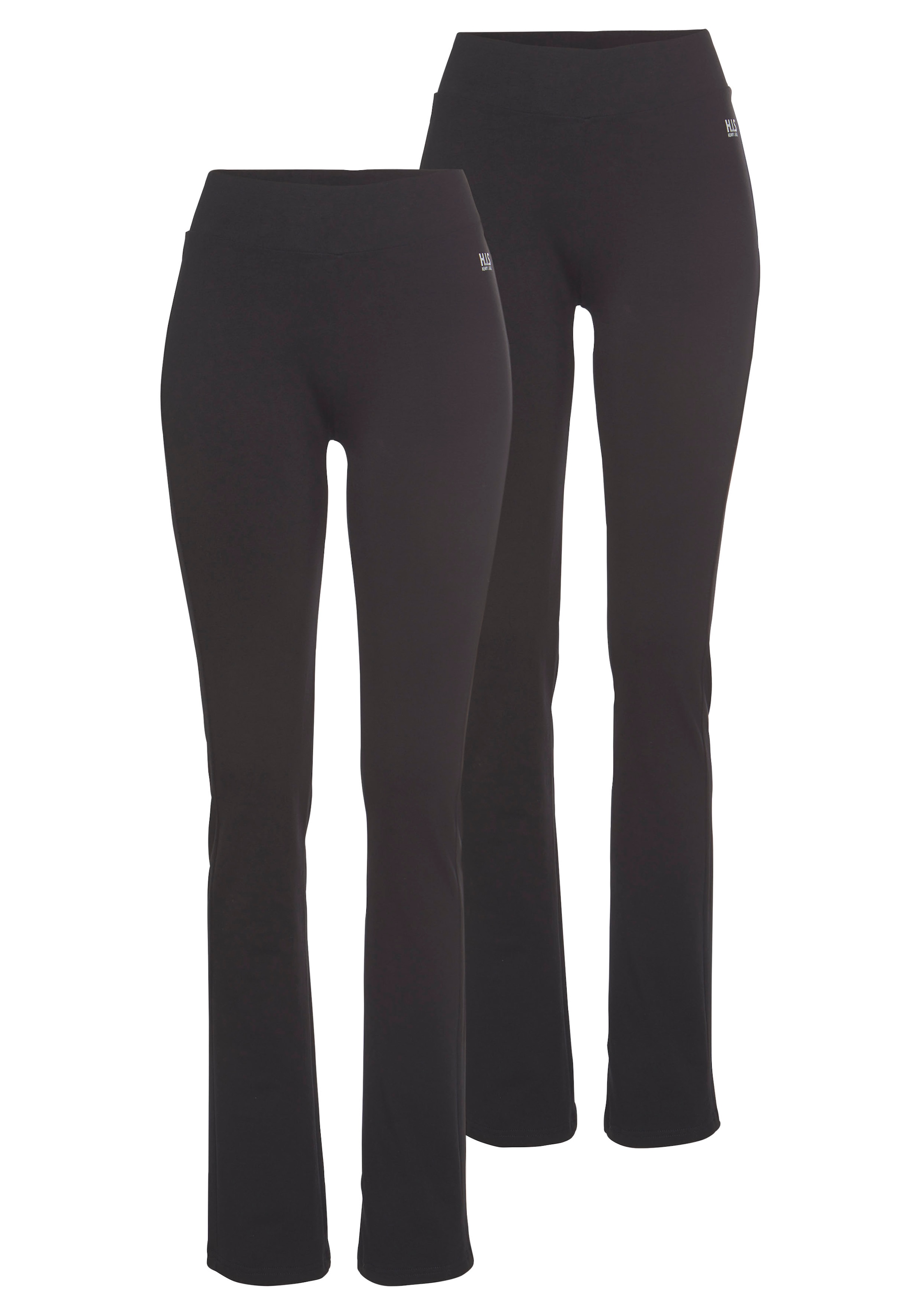 Image of H.I.S Leggings Bootcut‑Leggings im praktischen 2er‑Pack mit elastischem Bund