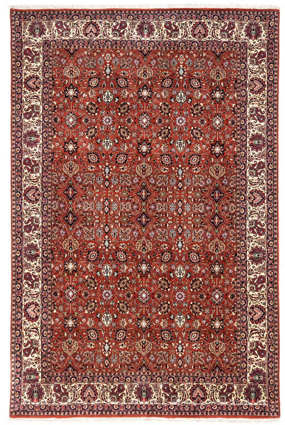 Image of morgenland Wollteppich »Bidjar Takab Durchgemustert Rosso 313 x 201 cm«, rechteckig, 1,3 mm Höhe, Unikat mit Zertifikat bei Ackermann Versand Schweiz