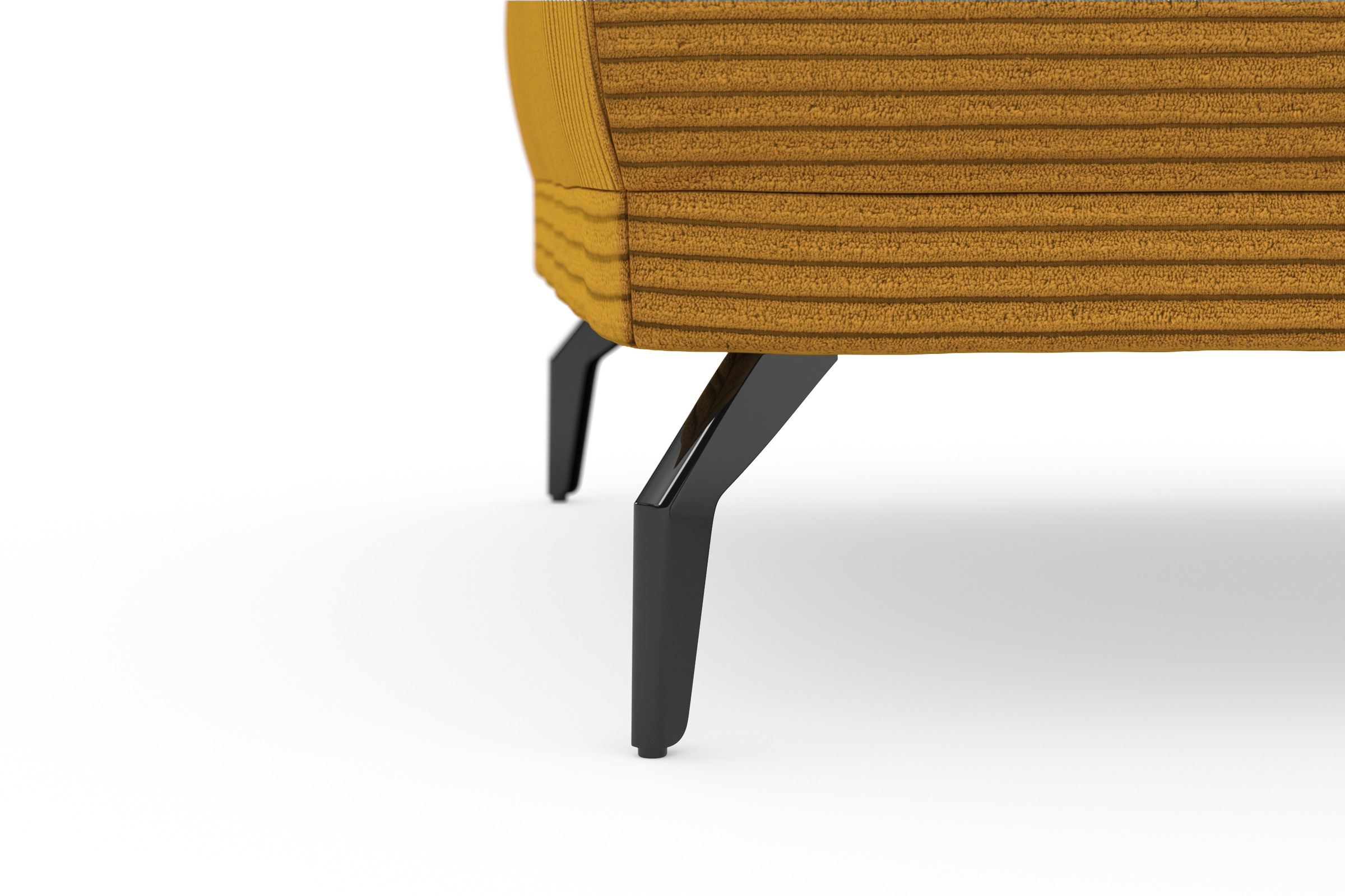 INOSIGN Hocker »Coco«, Cord-Bezug in 2 Ausführungen, Füssen 15 cm hoch