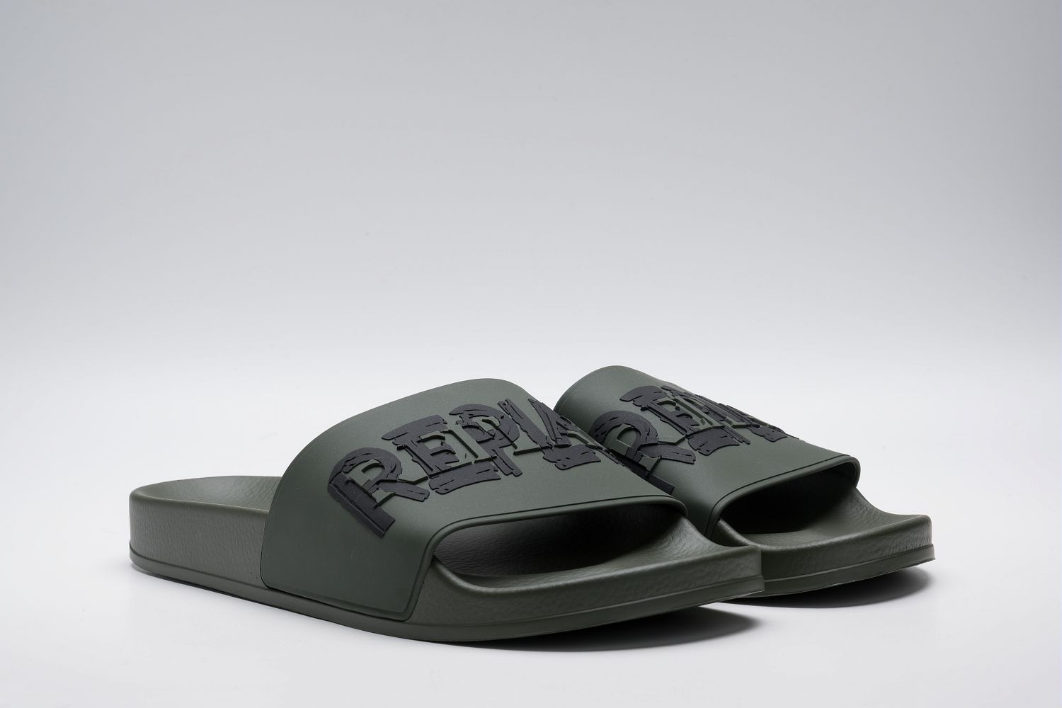 Image of Replay Badepantolette Sommerschuh, Badeschuh, Strandschuh, Flat mit Logoschriftzug