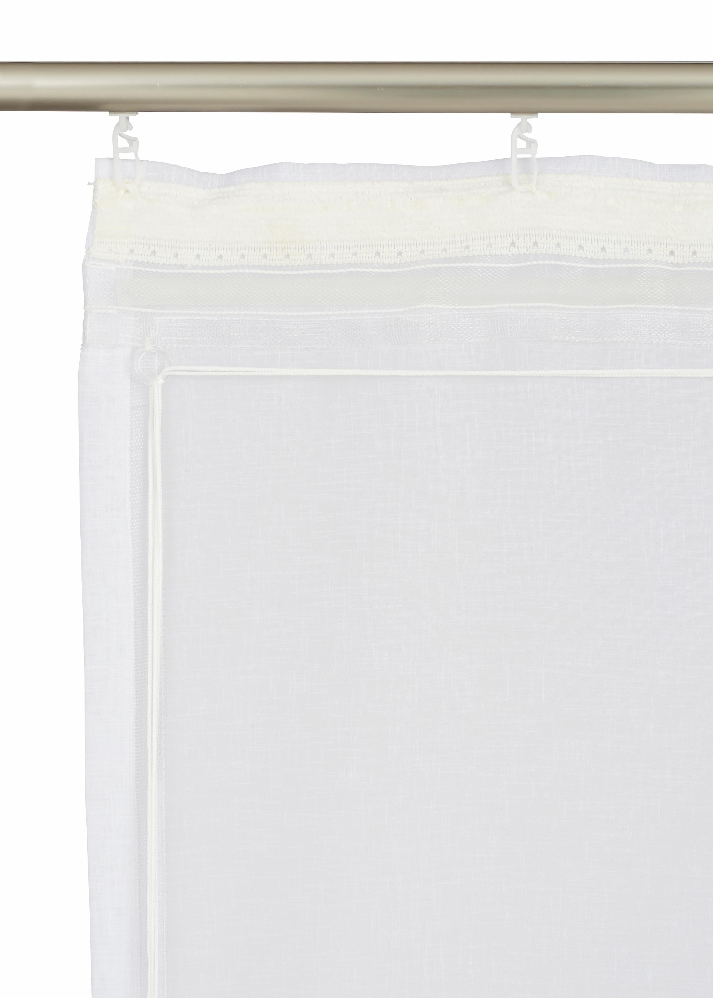 my home Raffrollo »Regina«, mit Klettband, Transparent, Voile, Polyester