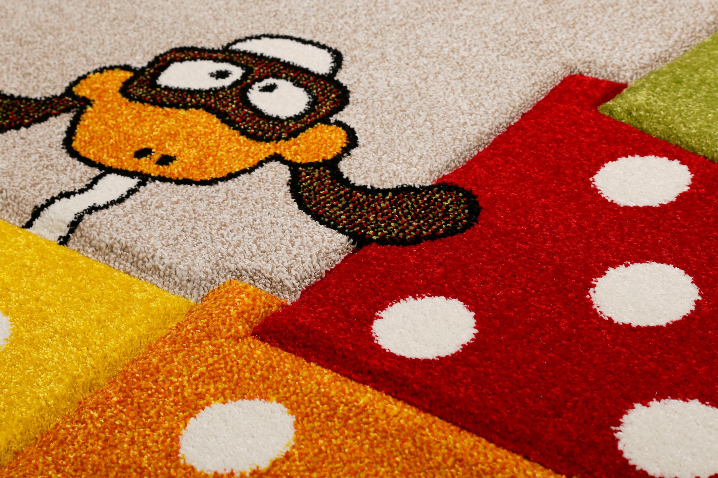 Sigikid Kinderteppich »Bandidoleros«, rechteckig, 13 mm Höhe, Spiel-Teppich Hüpfkästchen "Himmel & Hölle"