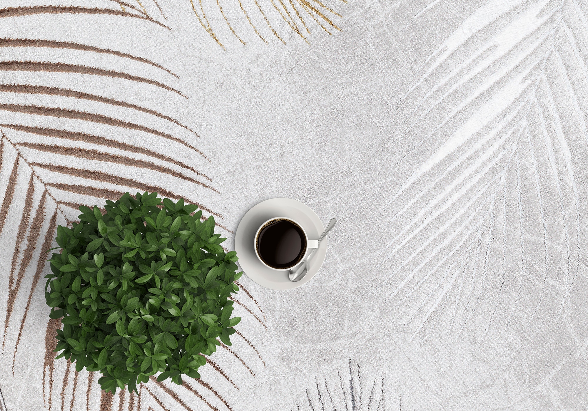 the carpet Teppich »Mila« rechteckig 8 mm Höhe moderner Wohnzimmer Teppich elegant glänzender Flor