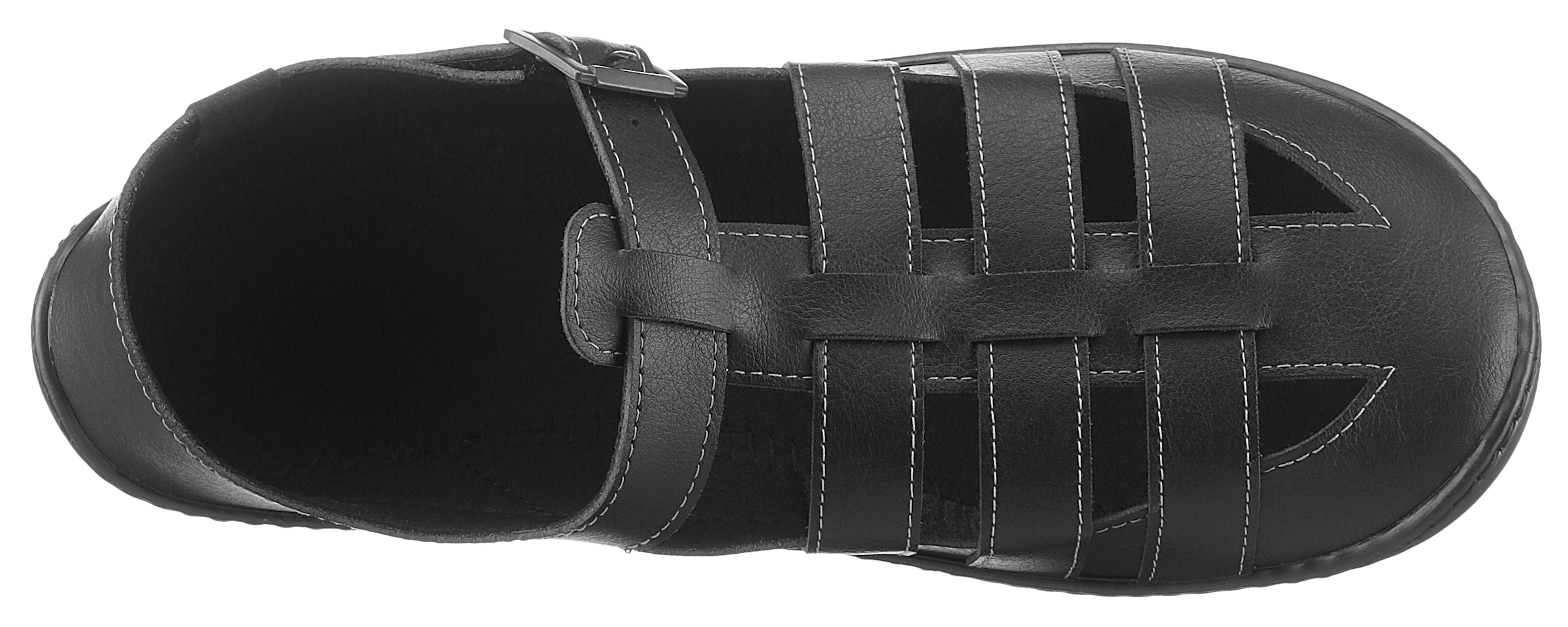 Leguano Barfussschuh »JARO«, Sandale, Bequemschuh, Sommerschuh mit Schnallenverschluss