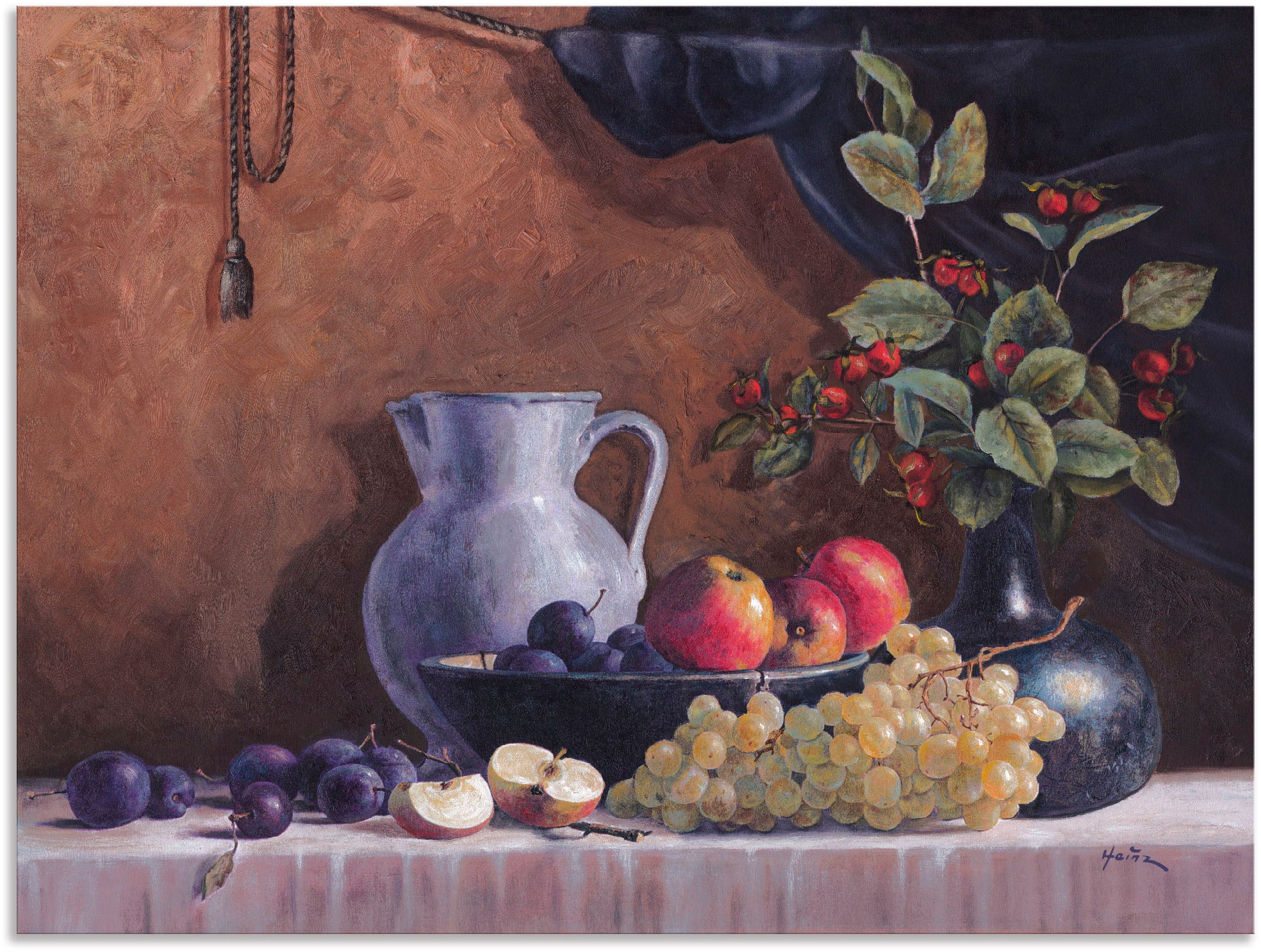 Image of Artland Wandbild »Stillleben«, Arrangements, (1 St.), in vielen Grössen & Produktarten - Alubild / Outdoorbild für den Aussenbereich, Leinwandbild, Poster, Wandaufkleber / Wandtattoo auch für Badezimmer geeignet bei Ackermann Versand Schweiz