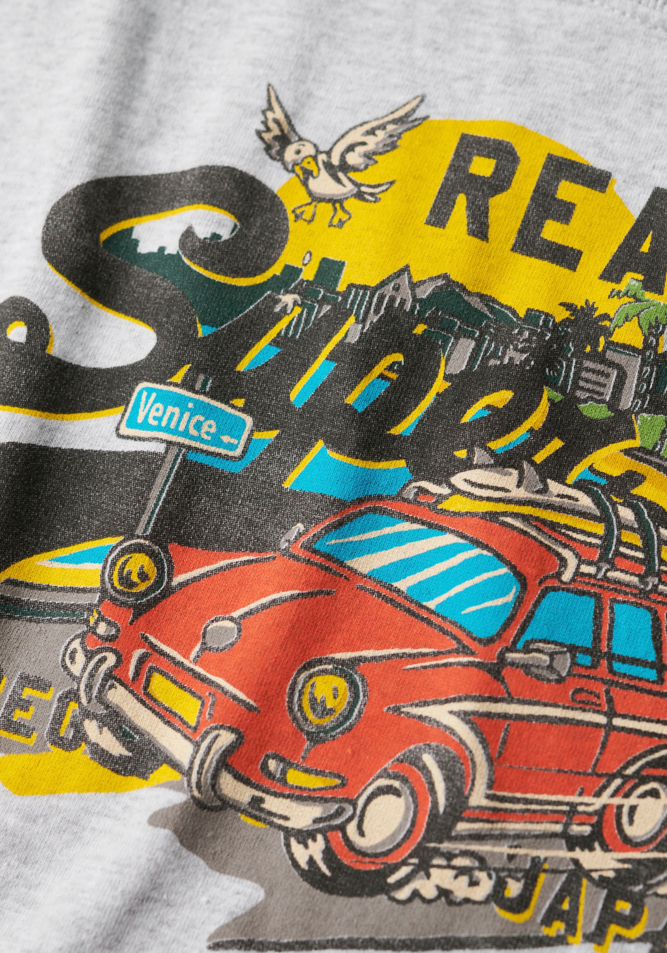 Superdry Kurzarmshirt »LA VL GRAPHIC RELAXED TEE«