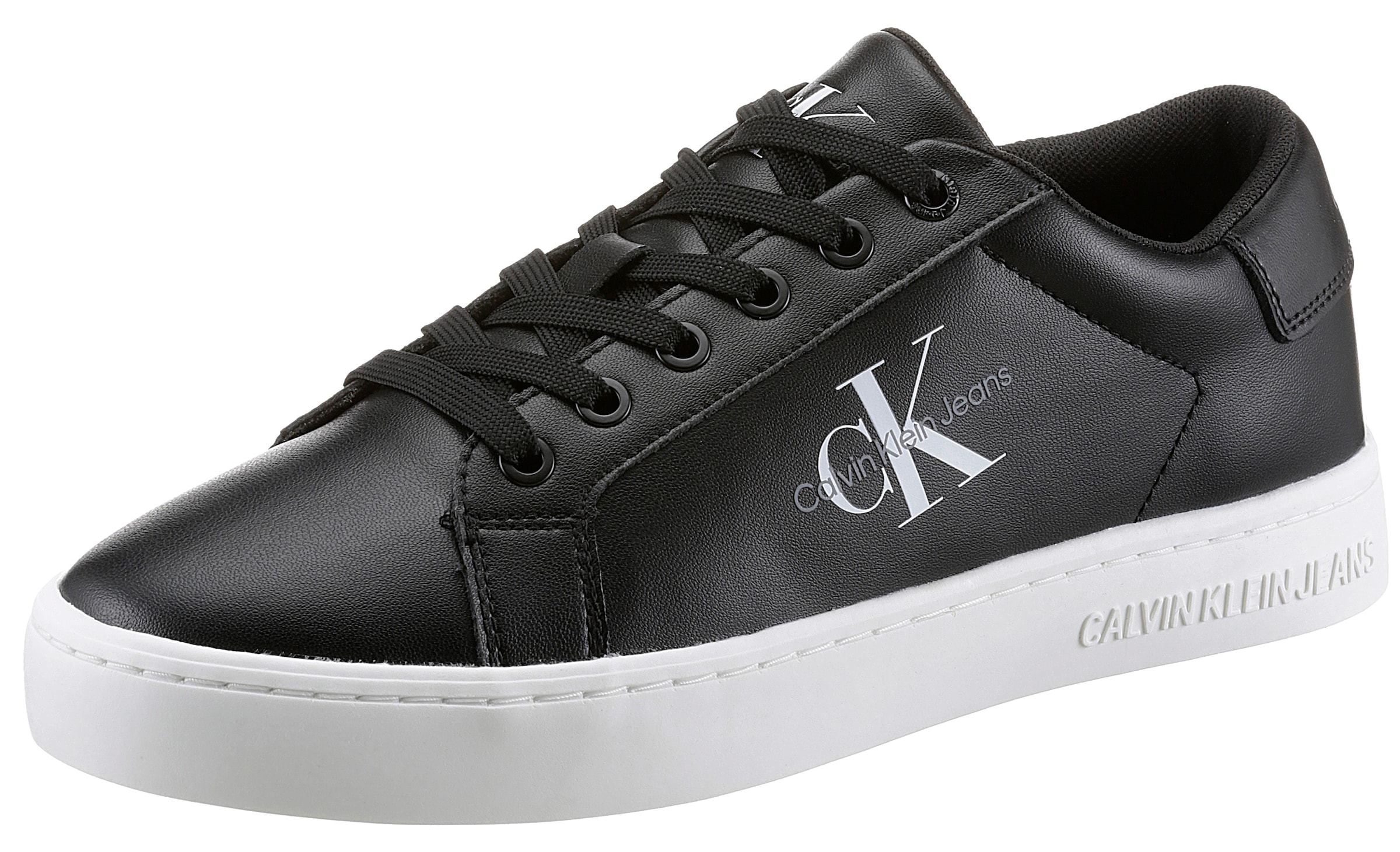 Sneaker »CLASSIC CUPSOLE LACEUP LOW LTH«, mit kontrastfarbigen Logodruck,...