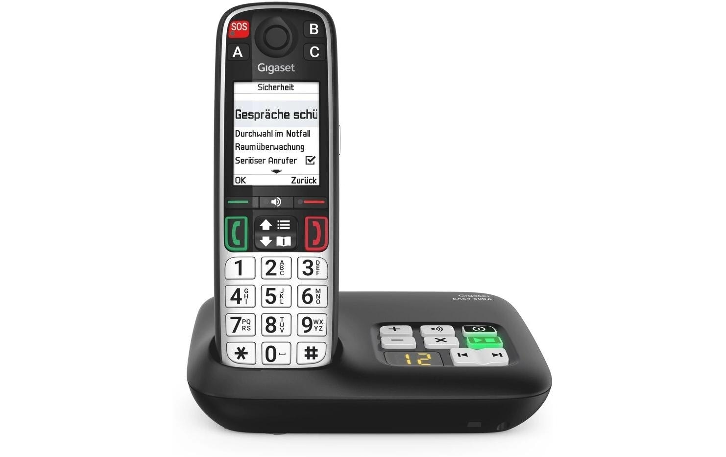 Gigaset Schnurloses DECT-Telefon »EASY 500A mit Anrufbeantworter« ( )