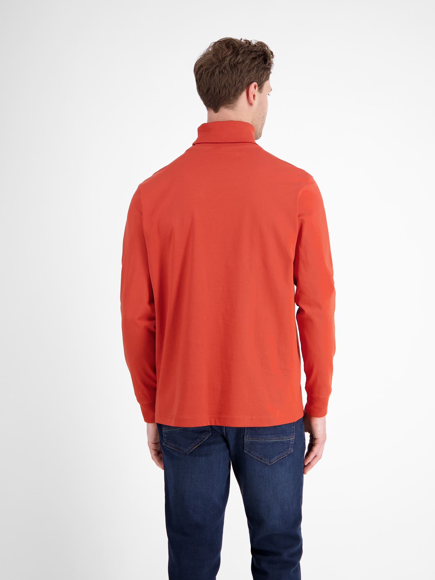 LERROS Sweatshirt »LERROS Rollkragenshirt aus weicher Baumwolle«
