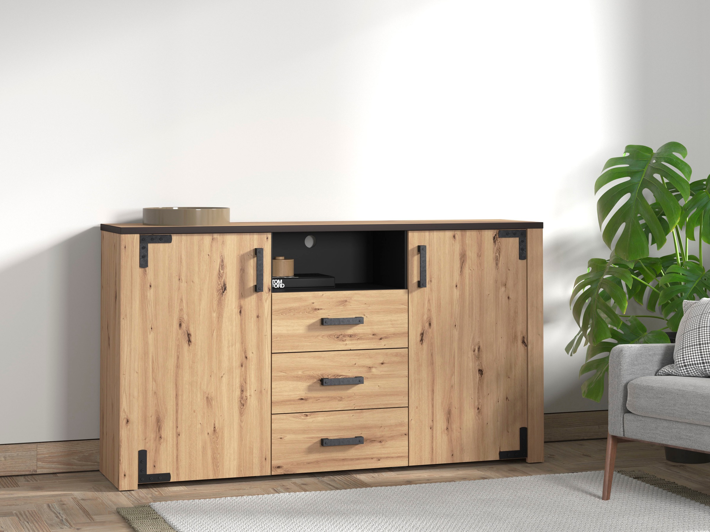 Image of my home Sideboard »Lazio«, Breite ca. 168 cm bei Ackermann Versand Schweiz