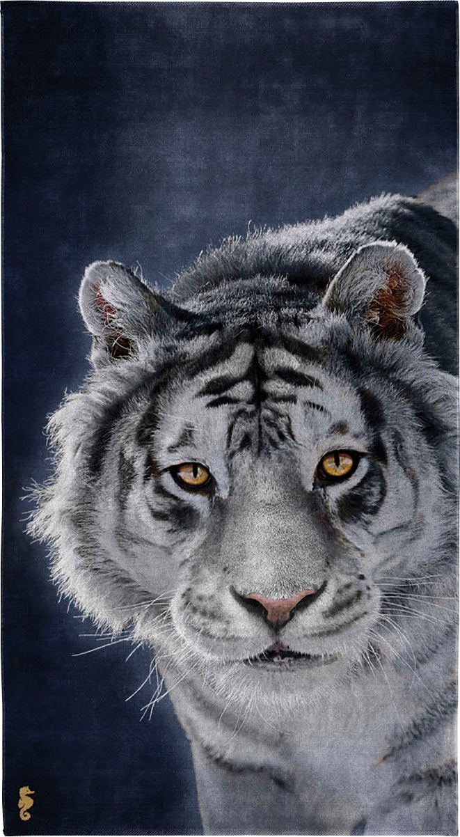 Image of Seahorse Strandtuch »Blaze«, (1 St.), mit weissem Tiger Aufdruck bei Ackermann Versand Schweiz