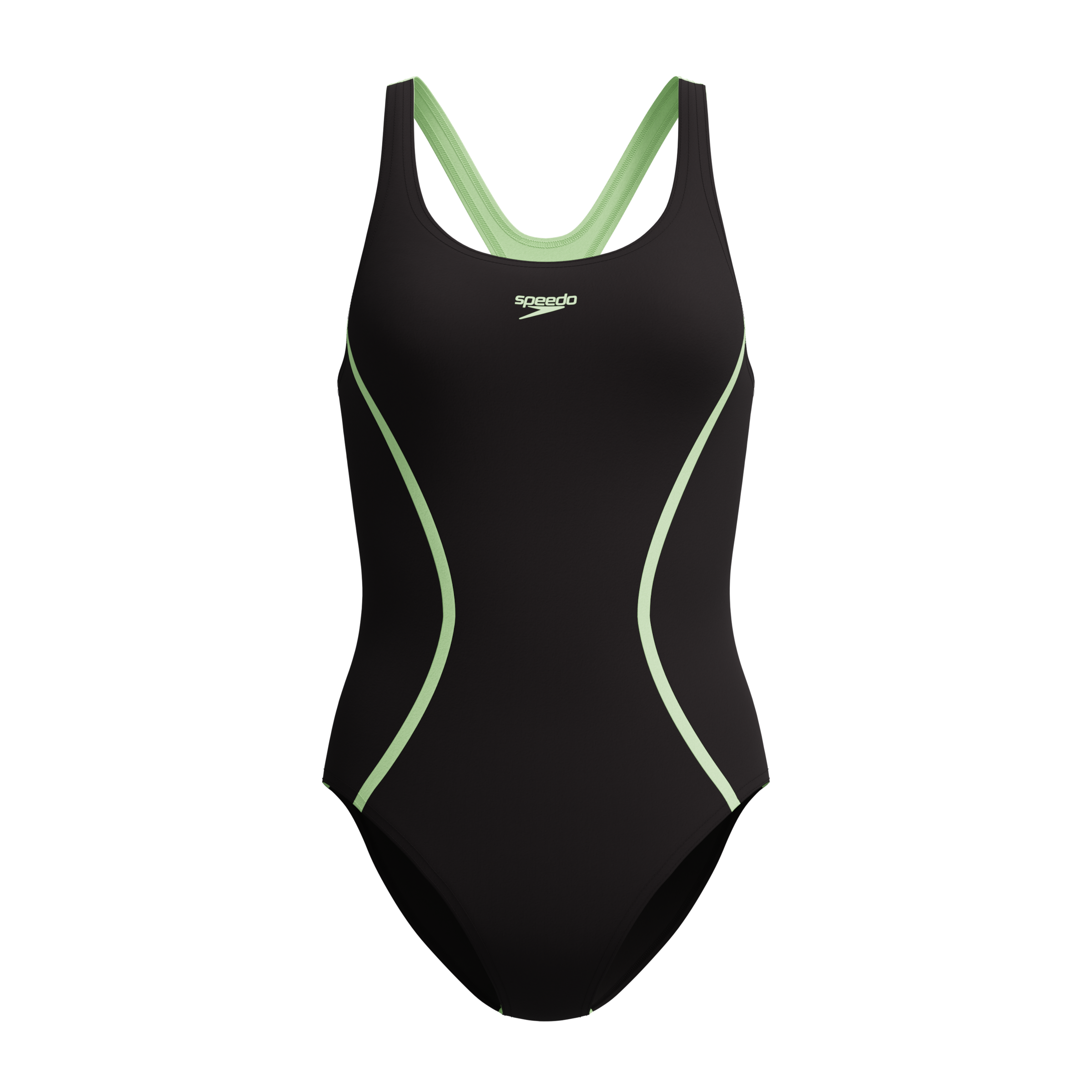 Image of Speedo Badeanzug "SOLID SPLICE MEDALIST 1PC BLU/DKBLU"