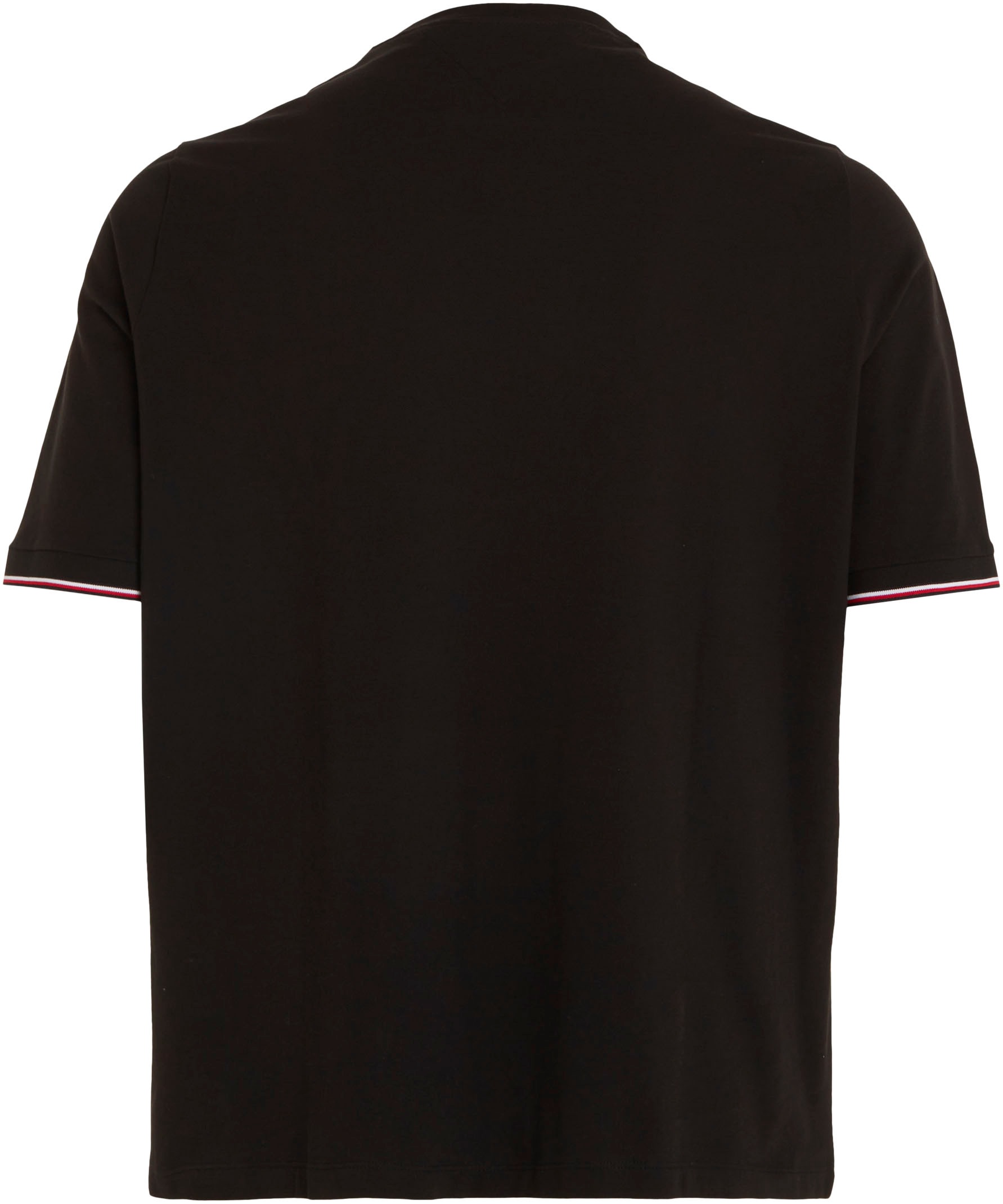 Tommy Hilfiger Big & Tall T-Shirt, (1 tlg.), mit Markenstreifen auch innen am Ausschnitt