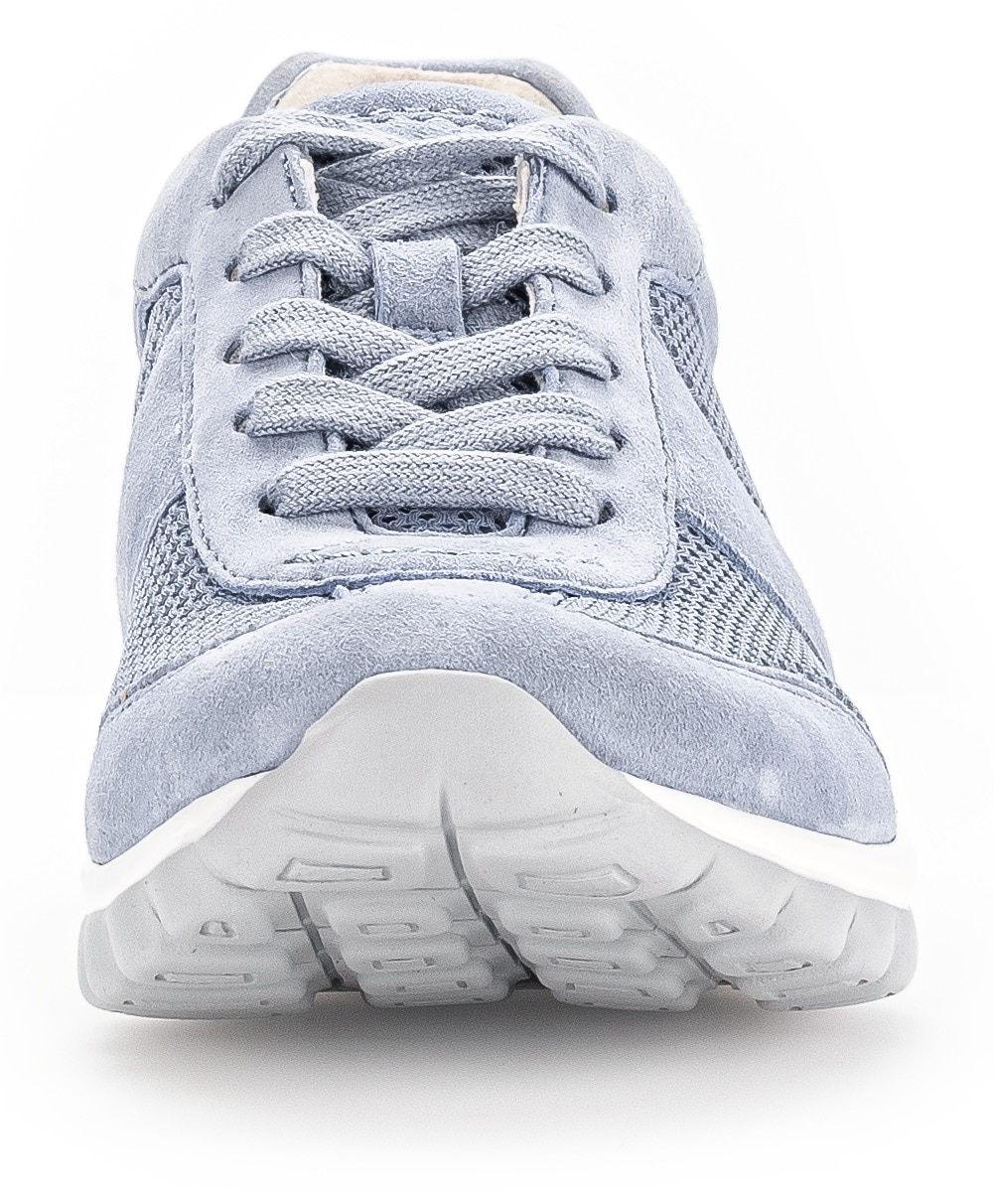 Gabor Rollingsoft Keilsneaker, Freizeitschuh, Halbschuh, Schnürschuh mit OPTIFIT-Wechselfussbett