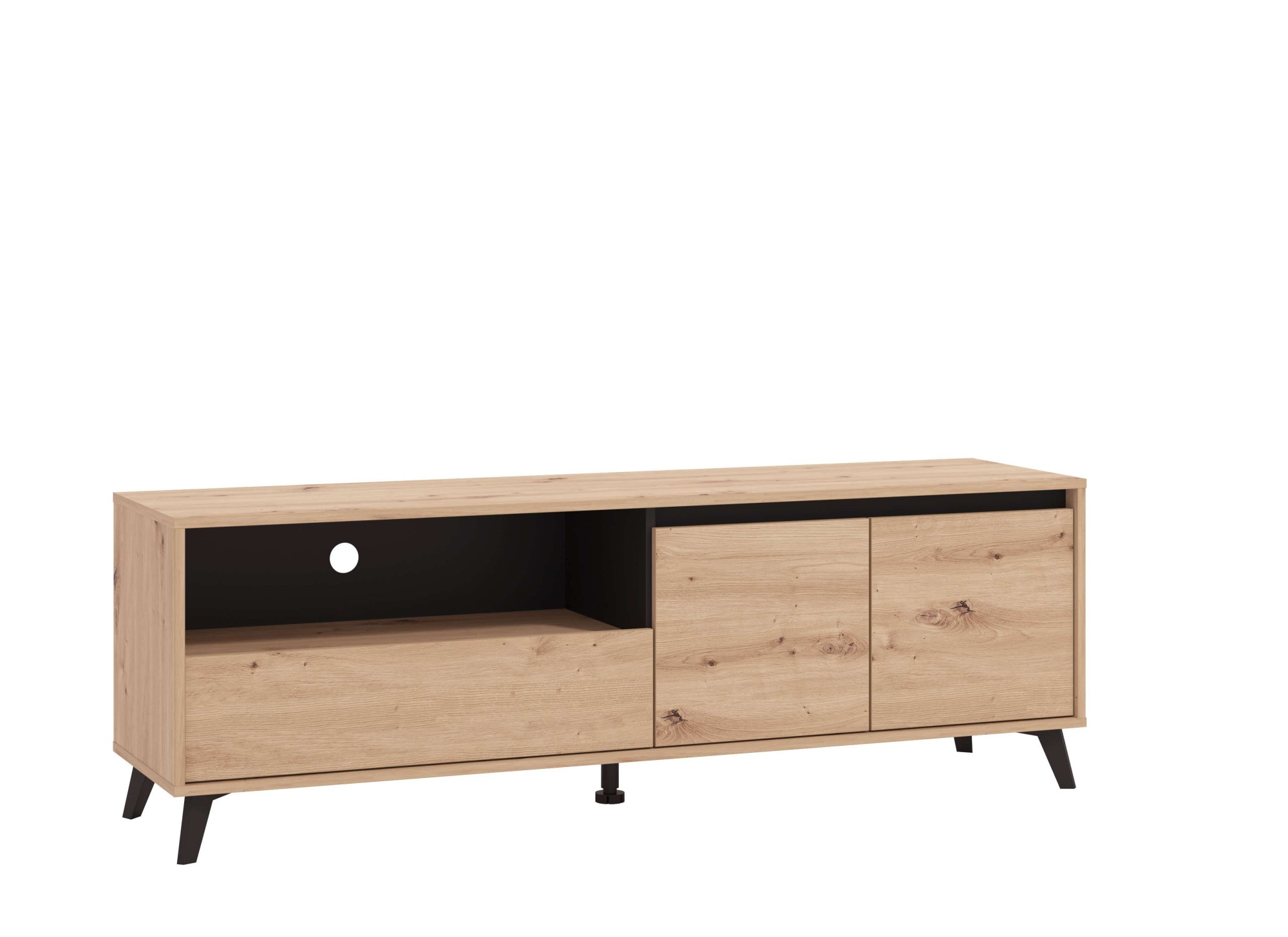 Image of INOSIGN TV-Board "Stirling, TV-Kommode, TV-Board, TV-Schrank, Breite 158,5 cm" in 2 Farbausführungen, 2 Türen, mit Schublade